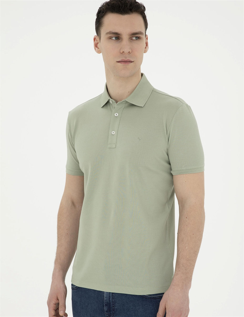 _a_la Ye_ili Slim Fit Merserize Ti__rt - Pierre cardin фото 3