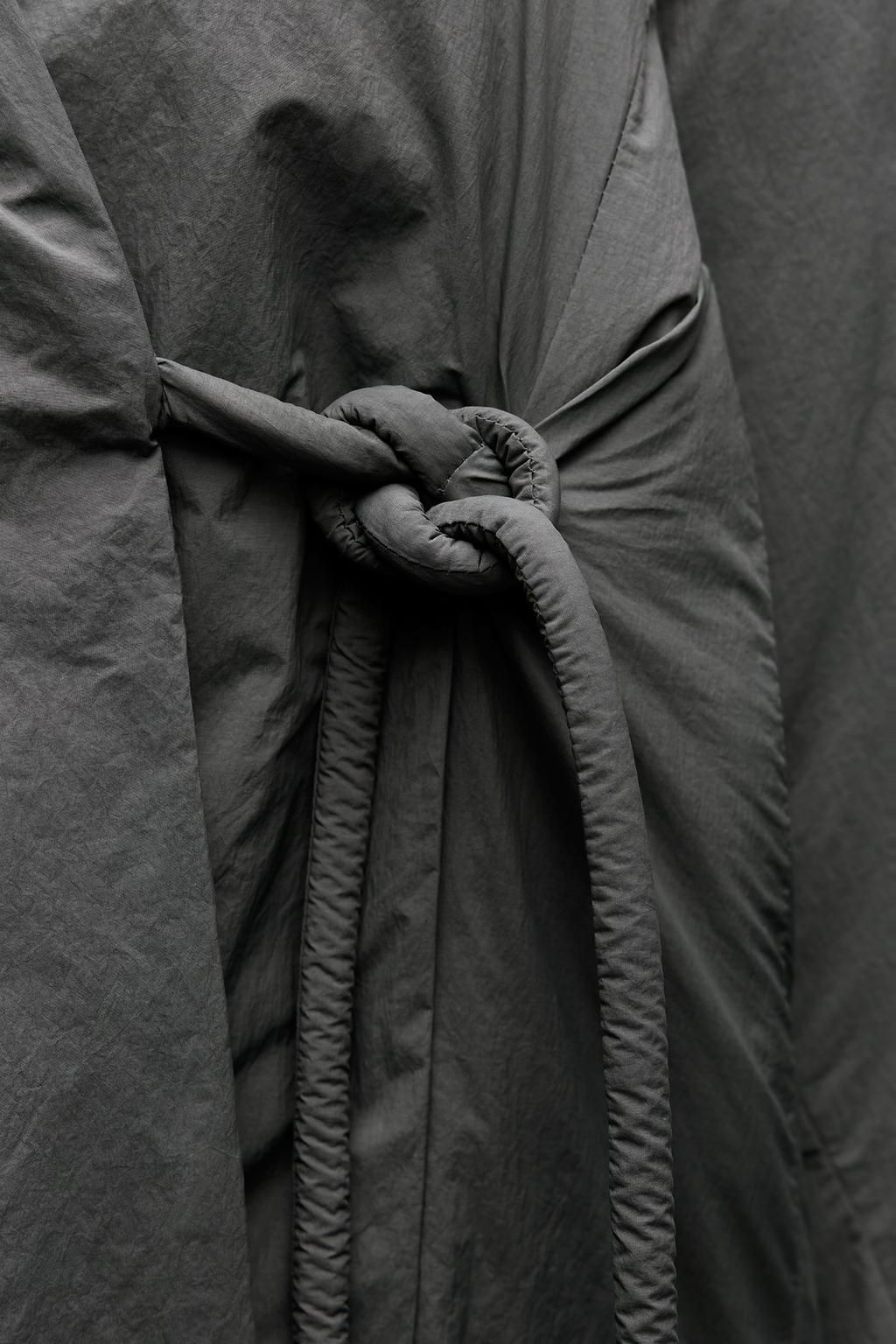 ZW COLLECTION WRAP-AROUND KIMONO JACKET - Zara фото 6