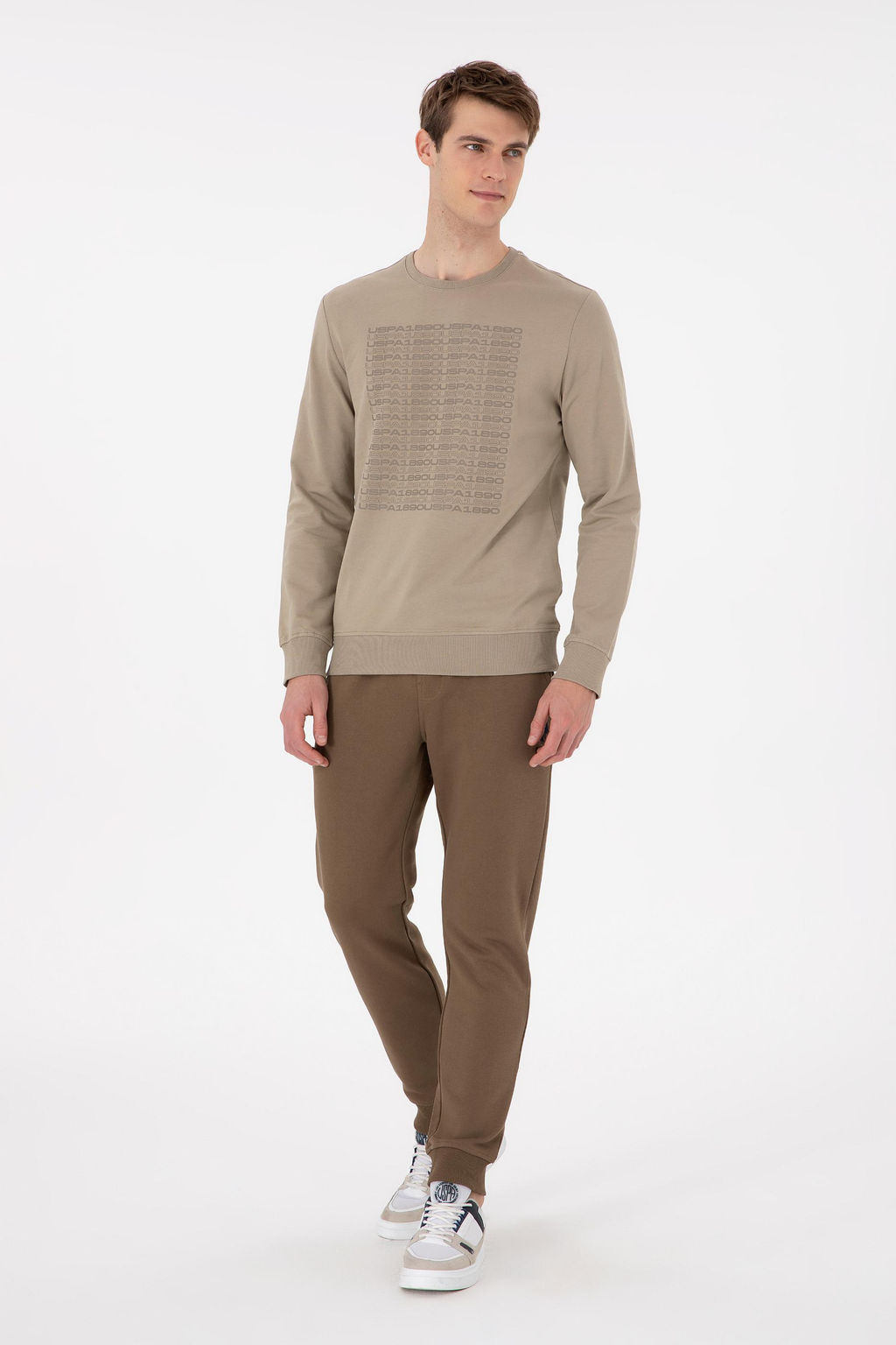 Мужские спортивные штаны цвета хаки Неожиданная скидка в корзине - U.s. polo assn фото 3