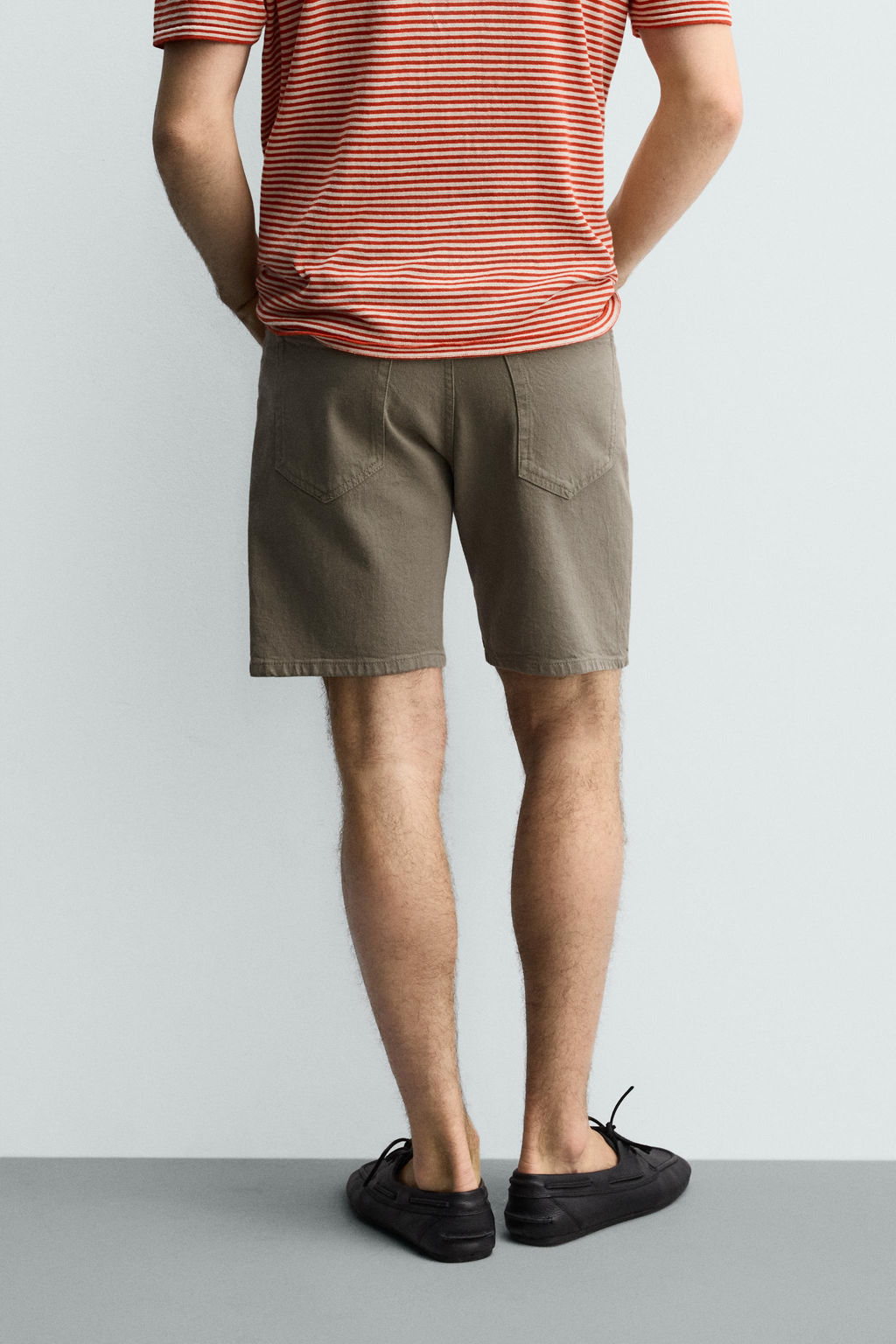 BERMUDA DENIM REGULAR FIT / Verdoso