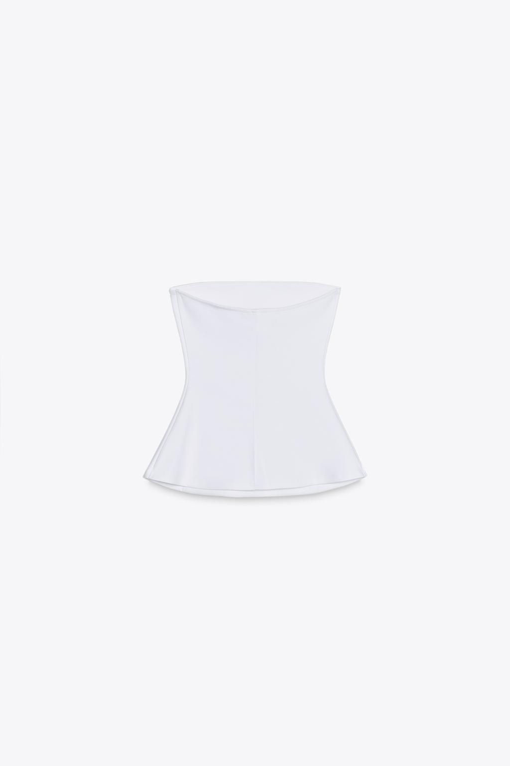 INTERLOCK BANDEAU TOP - Zara фото 32