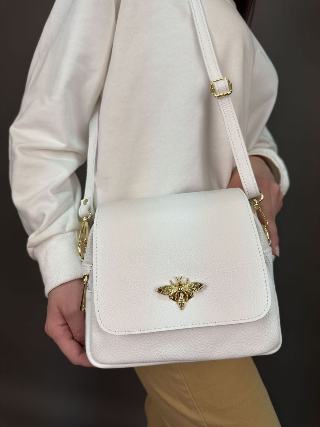 Сумка женская из телячьей кожи