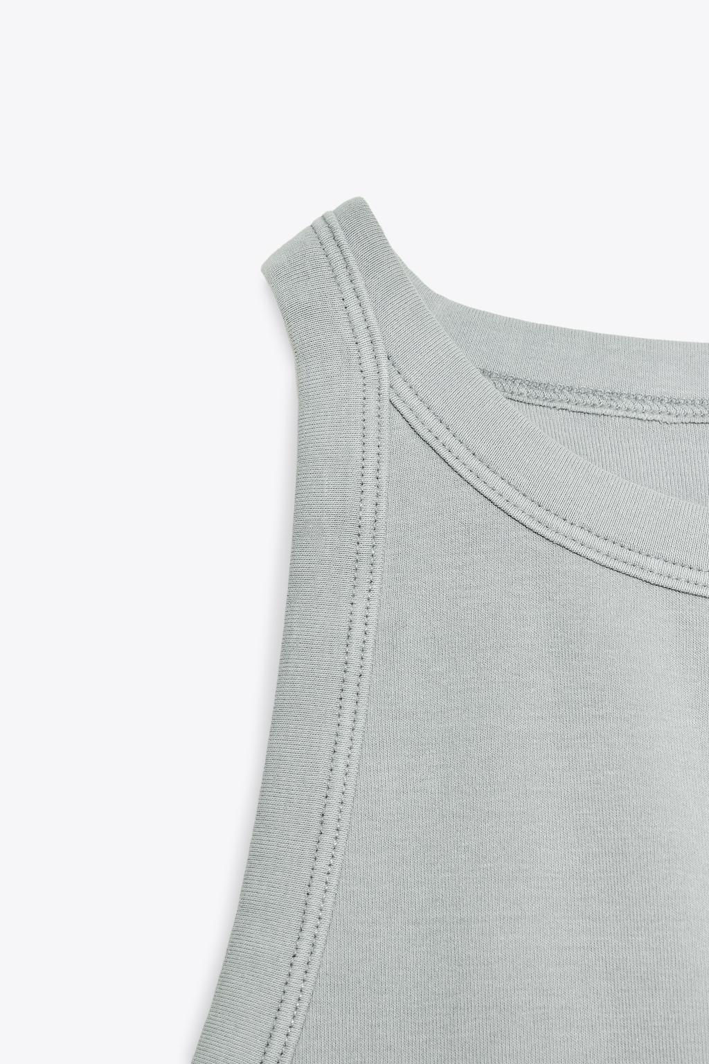 FADED-EFFECT HALTER TOP - Zara фото 19