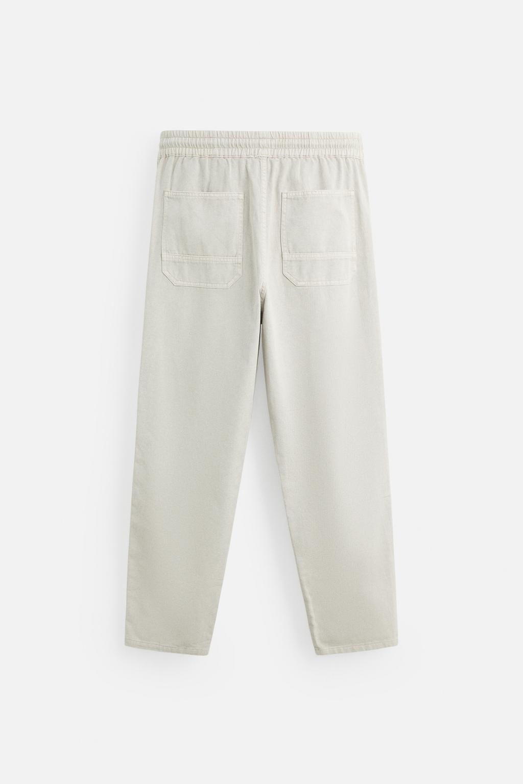 COTTON - LINEN TROUSERS - Zara фото 16
