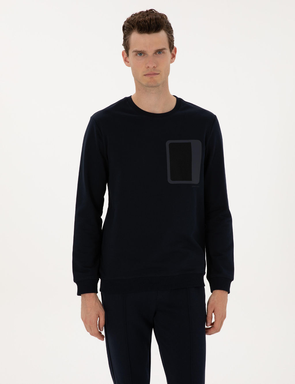 Lacivert Regular Fit Sweatshirt