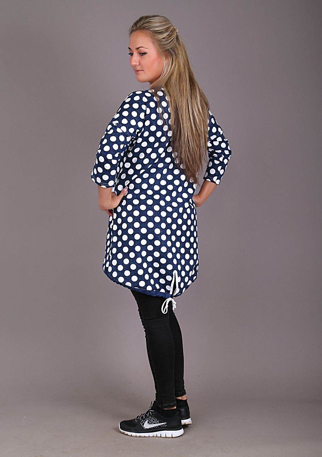 Туника Лера (крупный горох) - Марлен фото 2