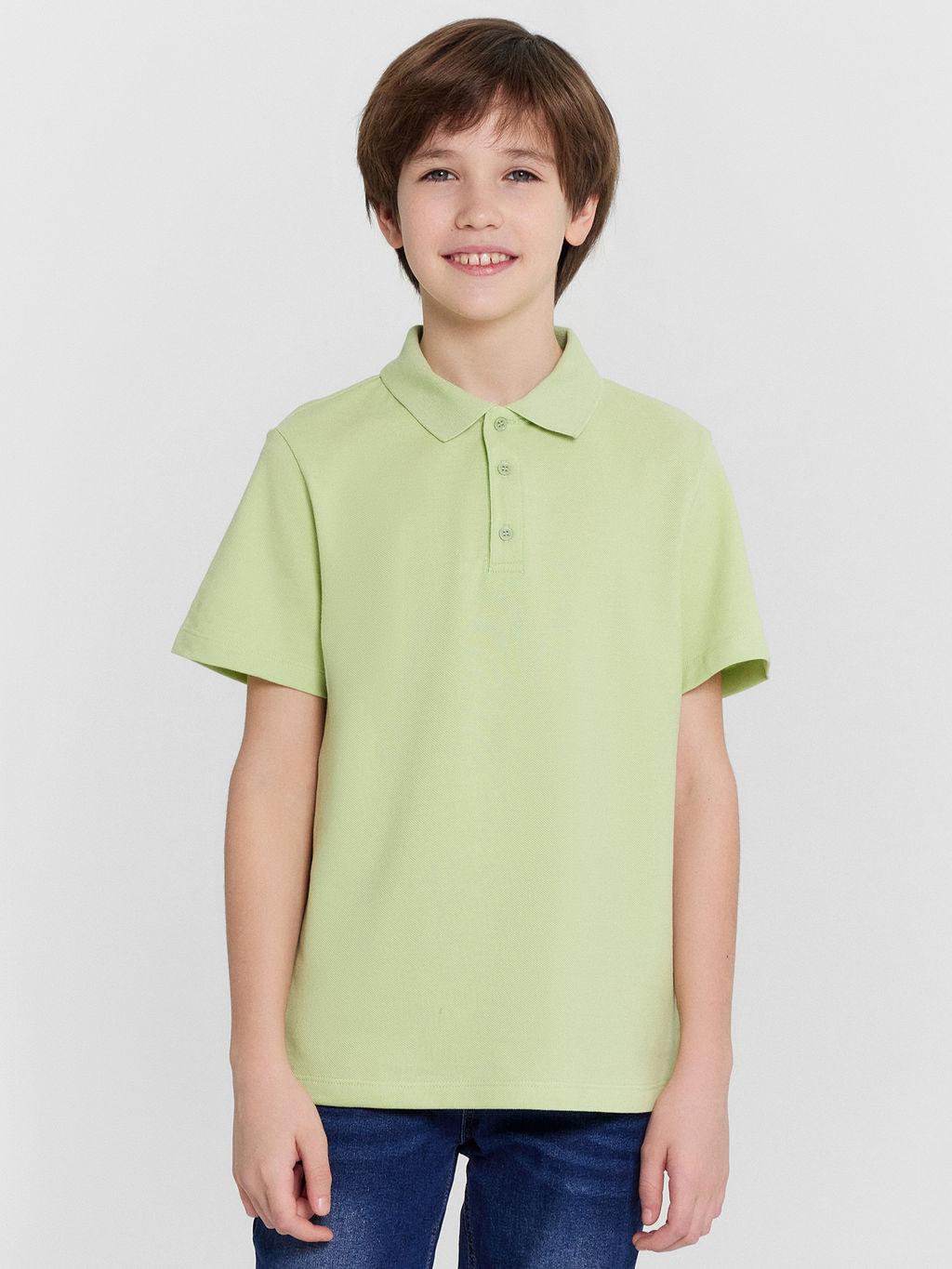 Поло для мальчиков желтое - Mark formelle фото 2