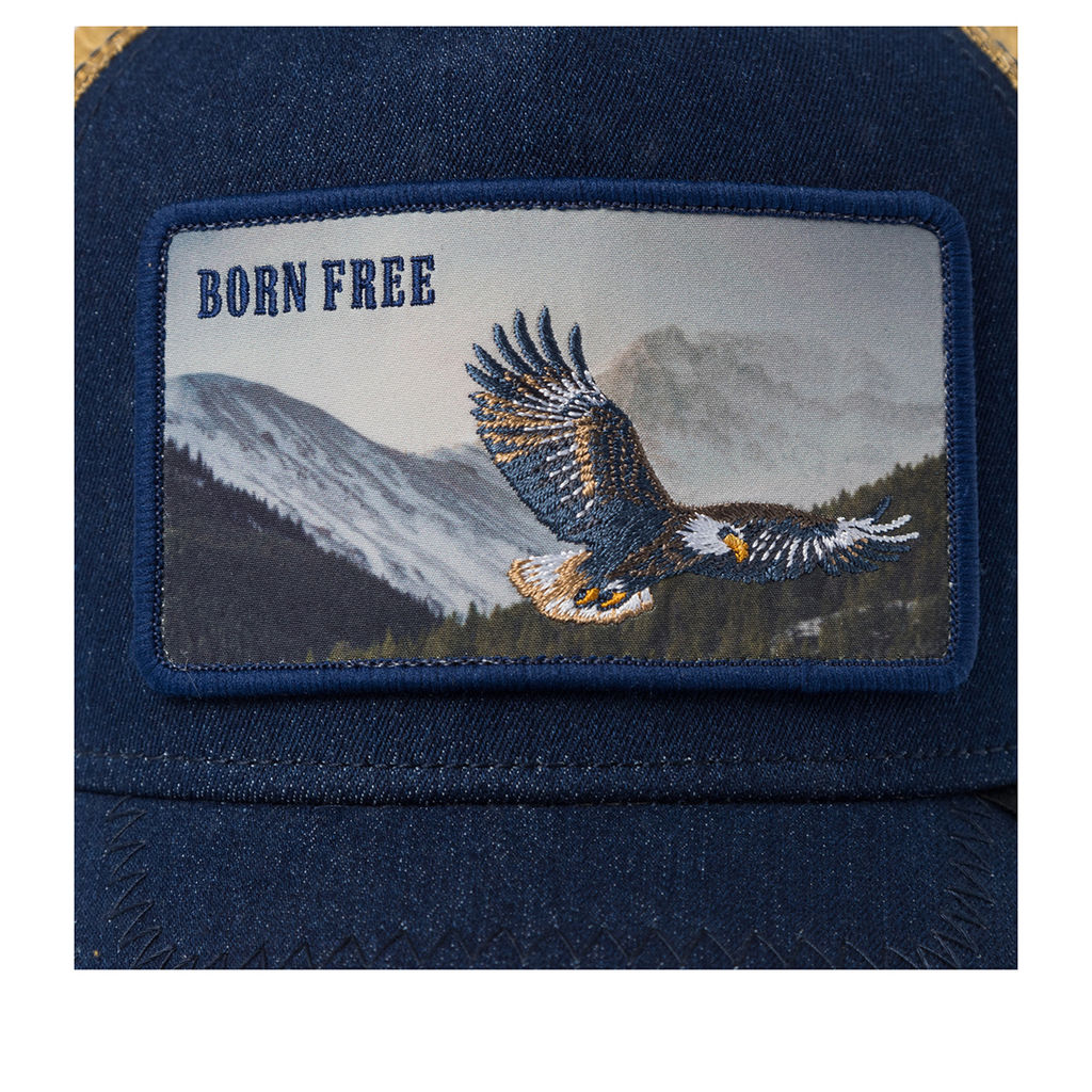 Бейсболка GOORIN BROTHERS арт. 101-2030 (темно-синий / золотой) фото 4