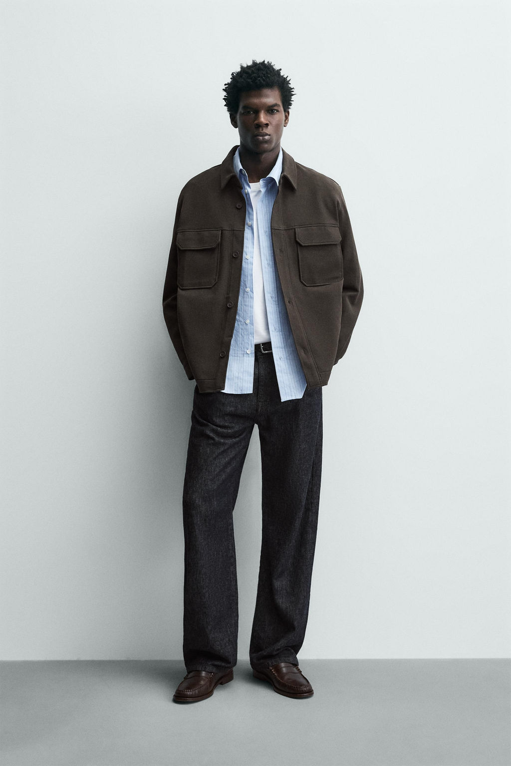 SOBRECAMISA ESTRUCTURA CONFORT / Marr?n oscuro