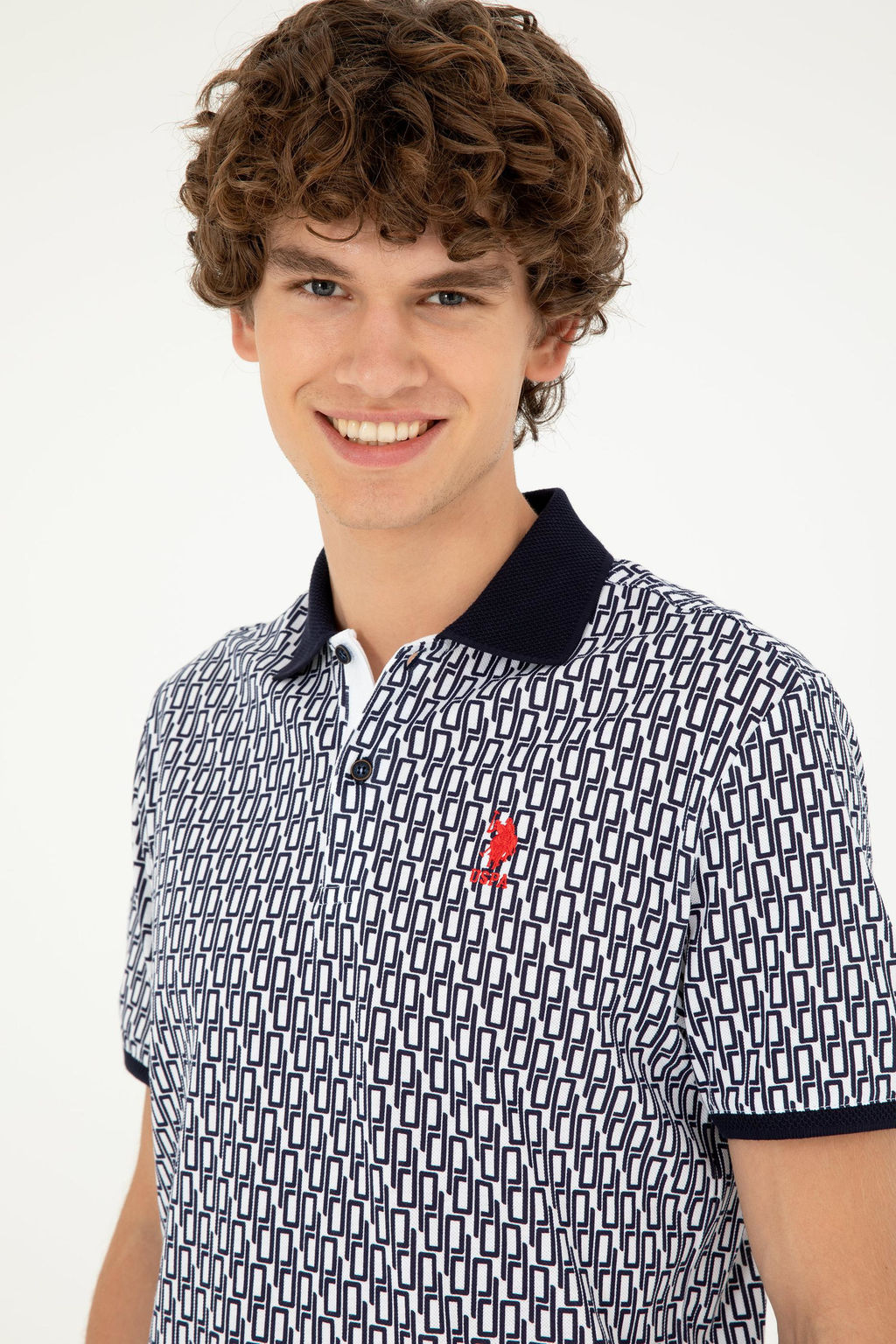 Мужская темно-синяя футболка Неожиданная скидка в корзине - U.s. polo assn фото 2