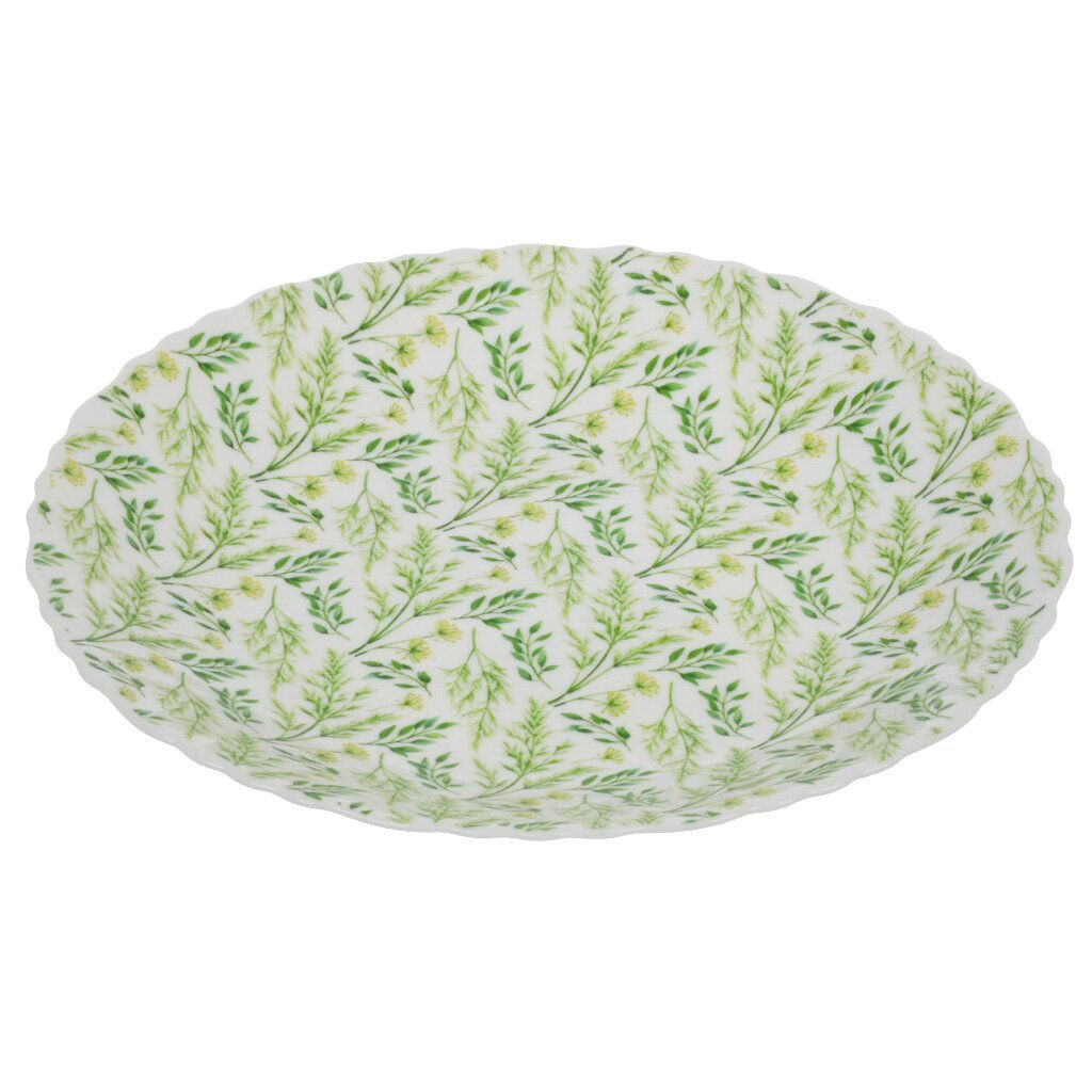 Тарелка десертная УТРО-2 19 см арт.OLHP-75/2139-2 /МФК/  фото 4