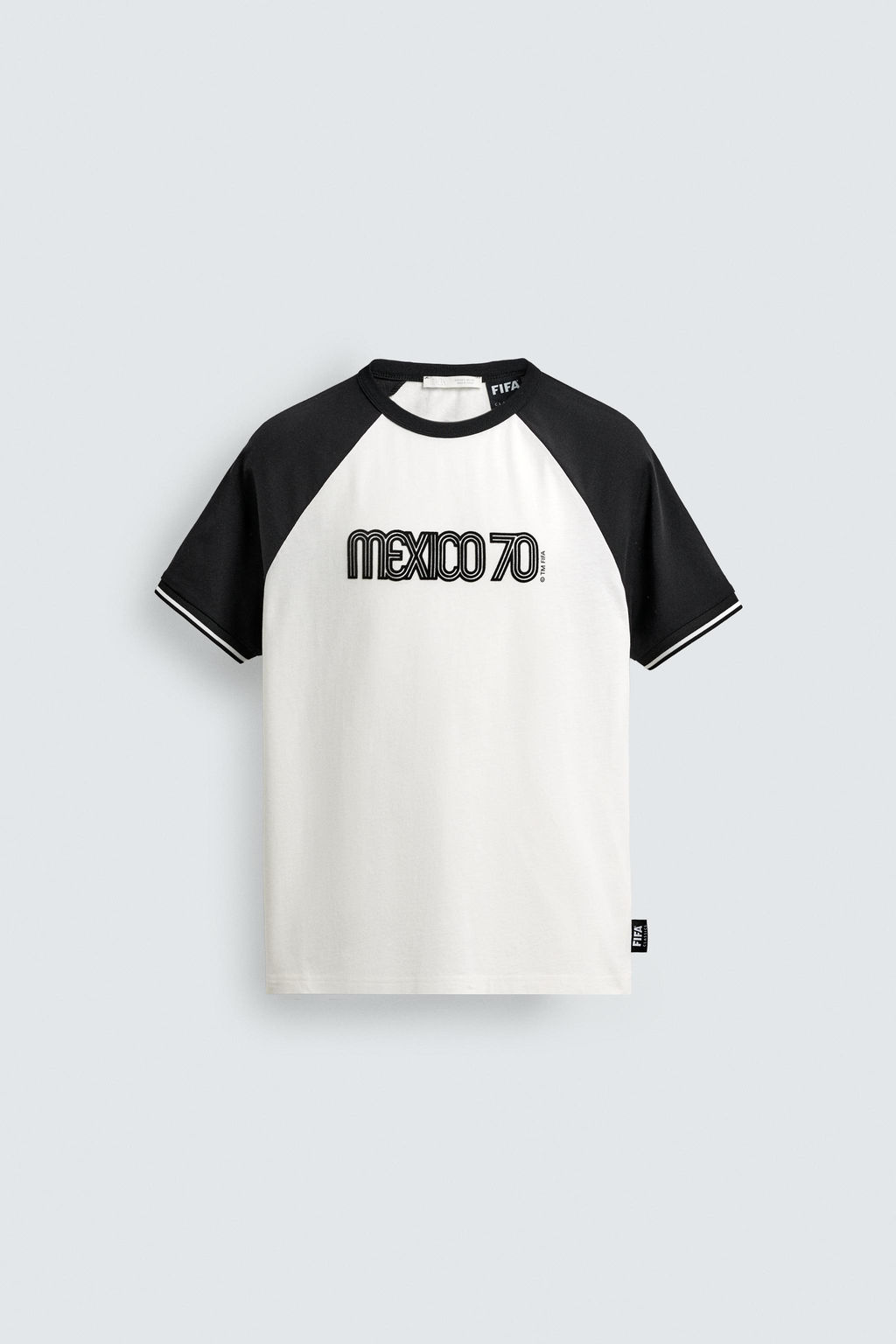 CAMISETA COLOR BLOCK MEXICO 70 FIFA WORLD CUP FIFA CLASSICS / Blanco