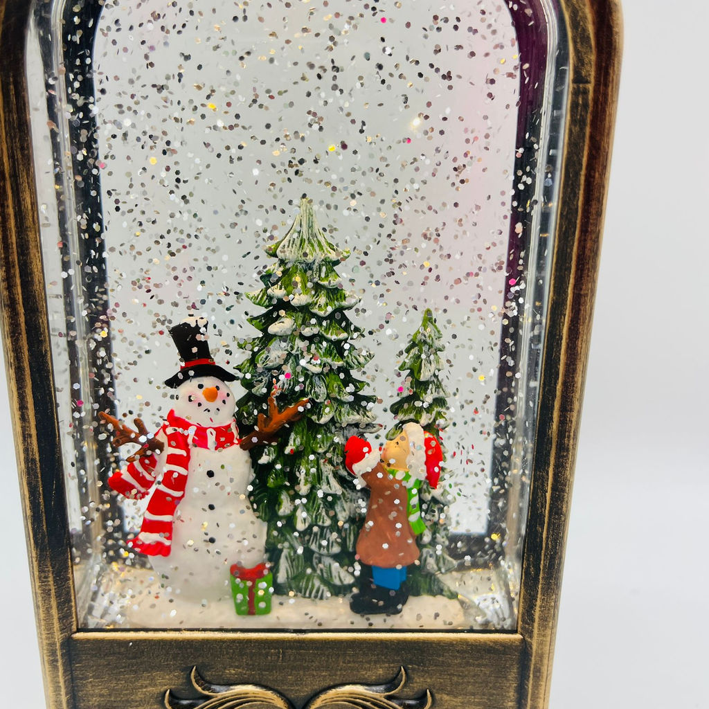 Новогодний декор Фонарь стекло - 23 см (арт. 23014A/23014B/23014D) в ассортименте - Ип лебедев о.ю фото 15