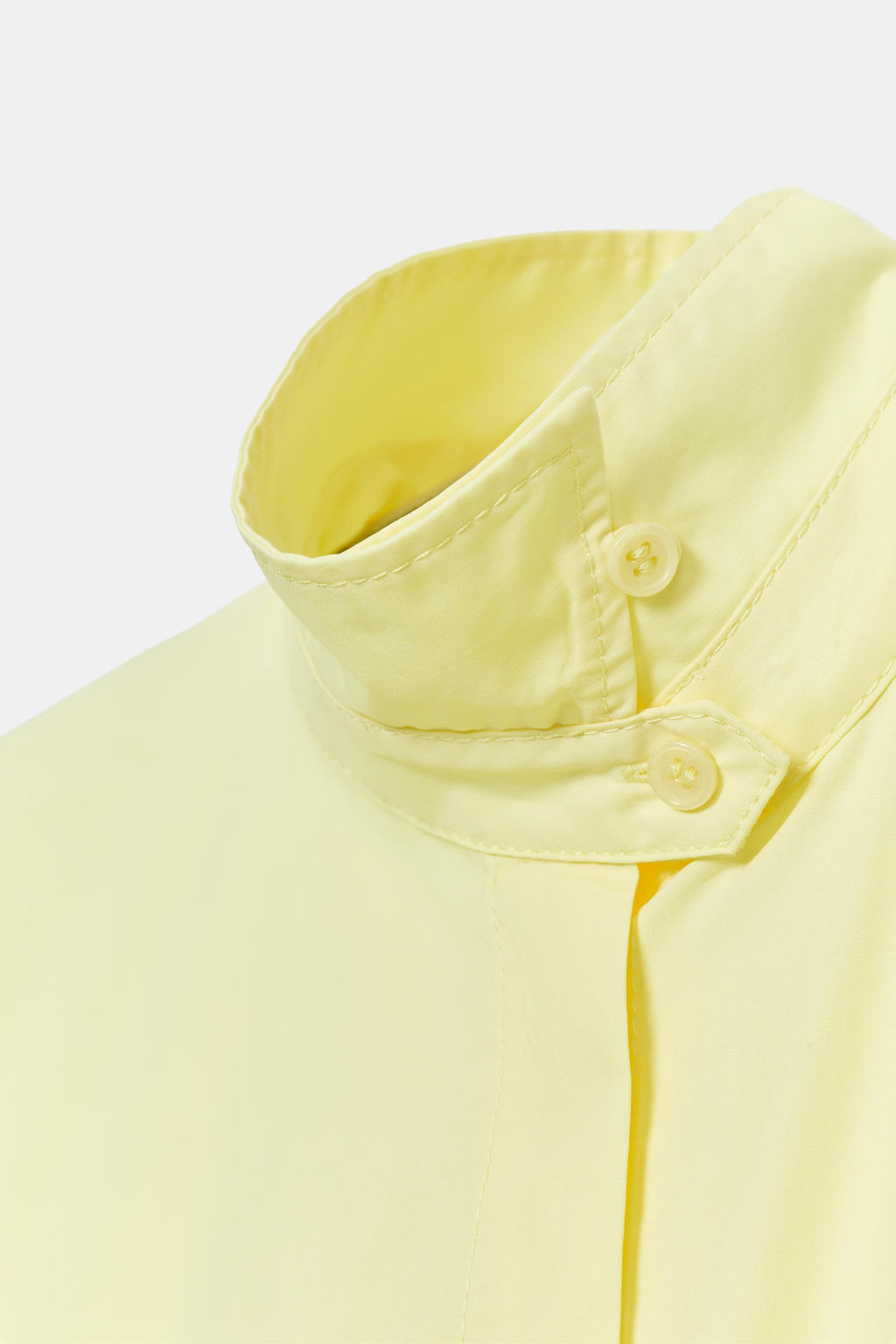 CAMISA MANGA ABULLONADA ZW COLLECTION / Amarillo - Zara фото 10