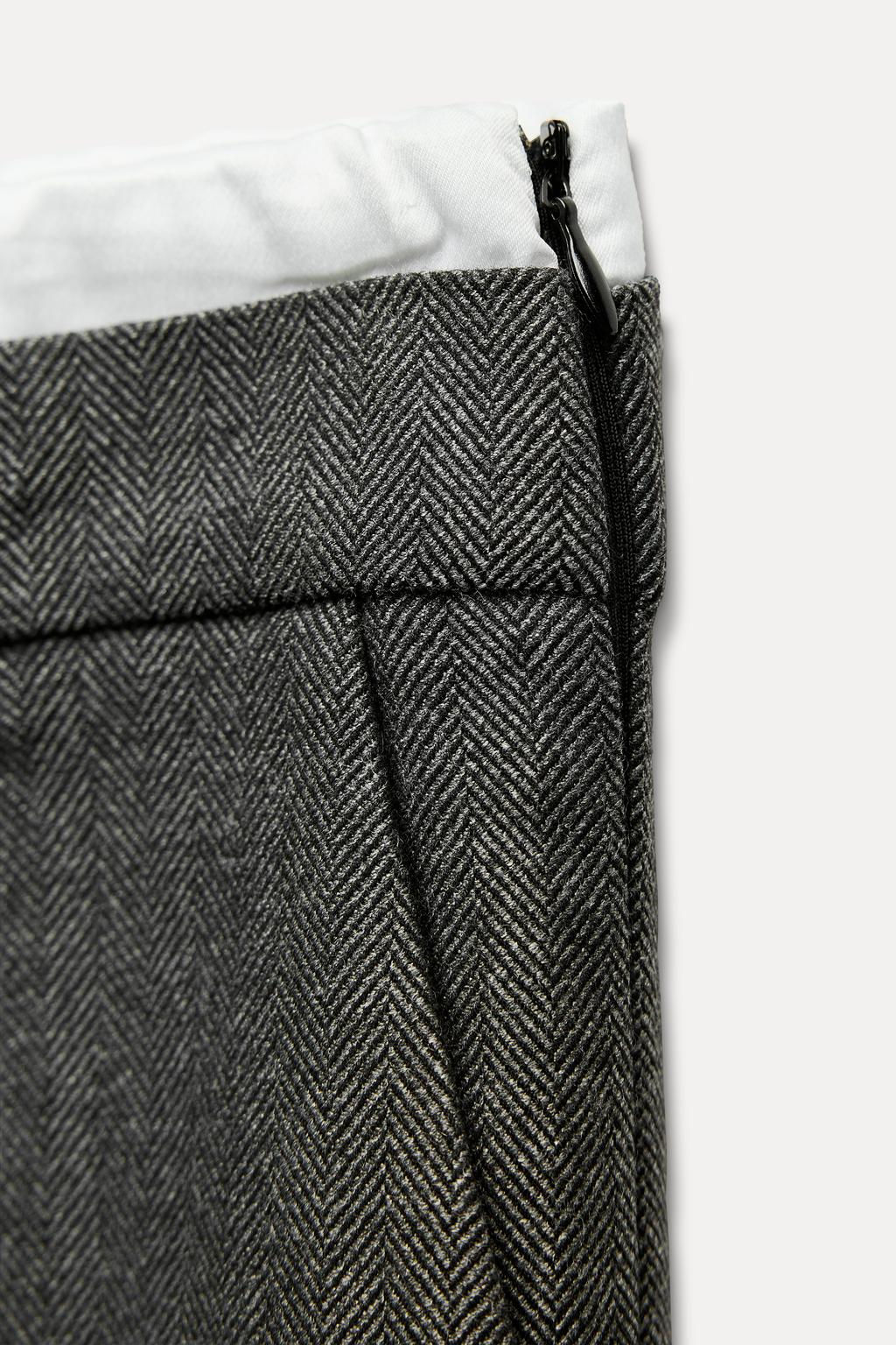 WIDE-LEG TROUSERS WITH DOUBLE WAISTBAND - Zara фото 11
