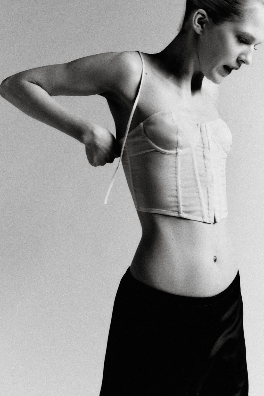 UNDERWIRED CORSET WITH TIE DETAIL - Zara фото 8