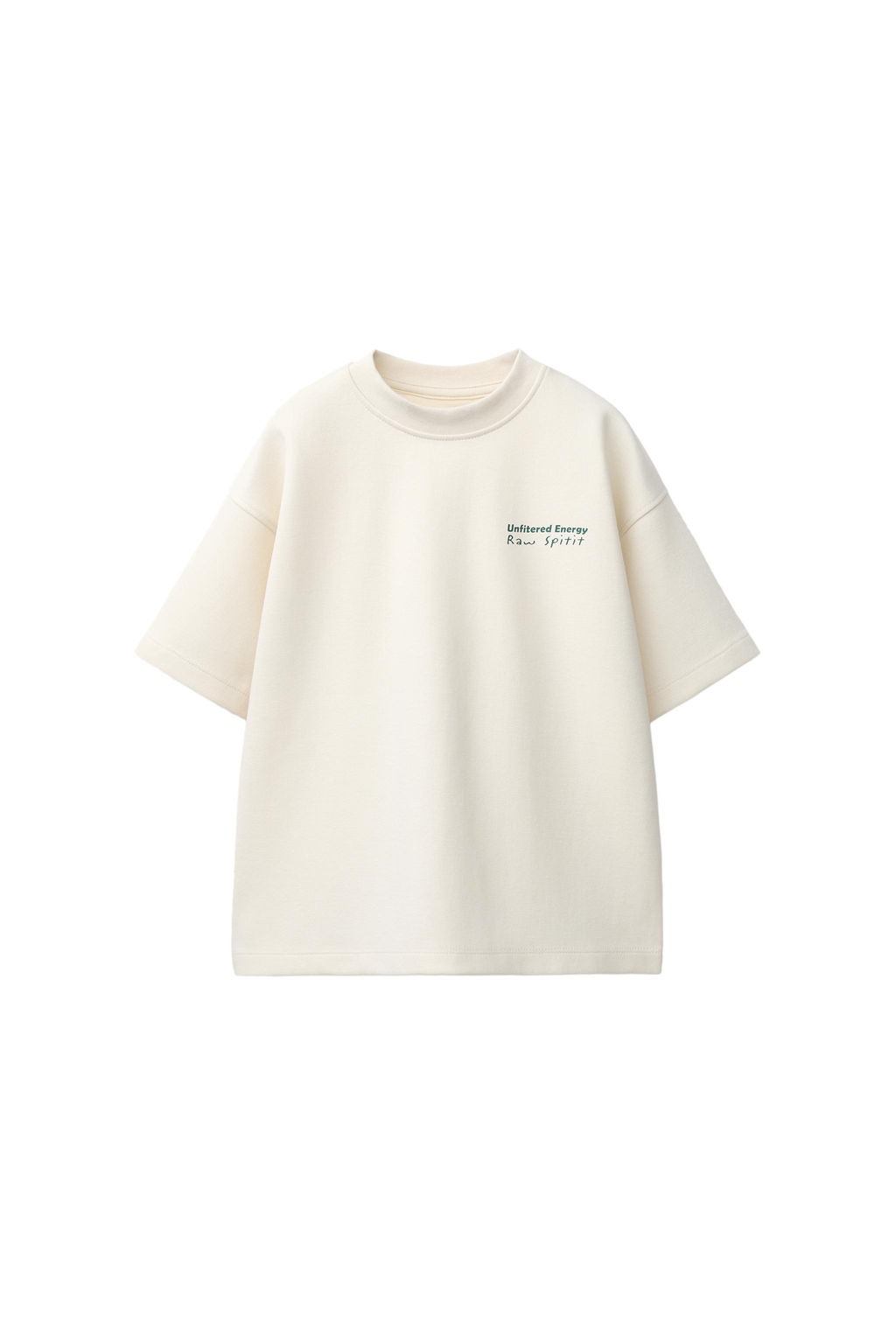 CONJUNTO CAMISETA Y BERMUDA INTERLOCK / Crudo