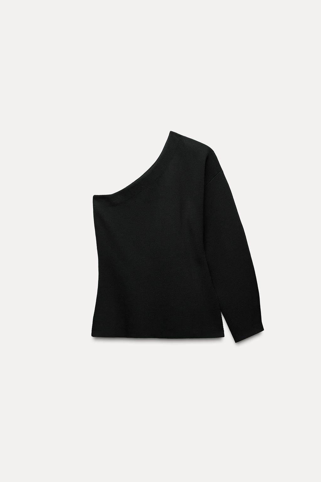 ASYMMETRIC KNIT TOP - Zara фото 4
