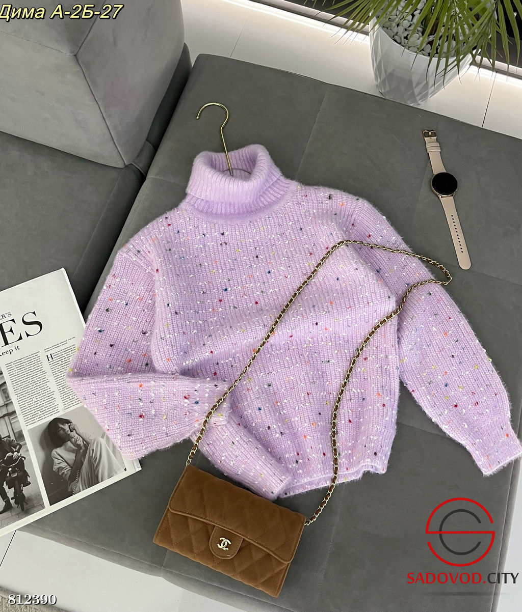 Кофта для девочки с высоким горлом - Bruno фото 3