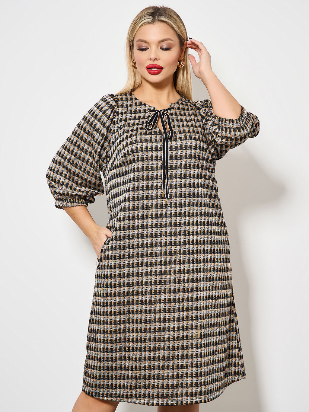 Платье 0218-2 чёрный кварц - Dora фото 90