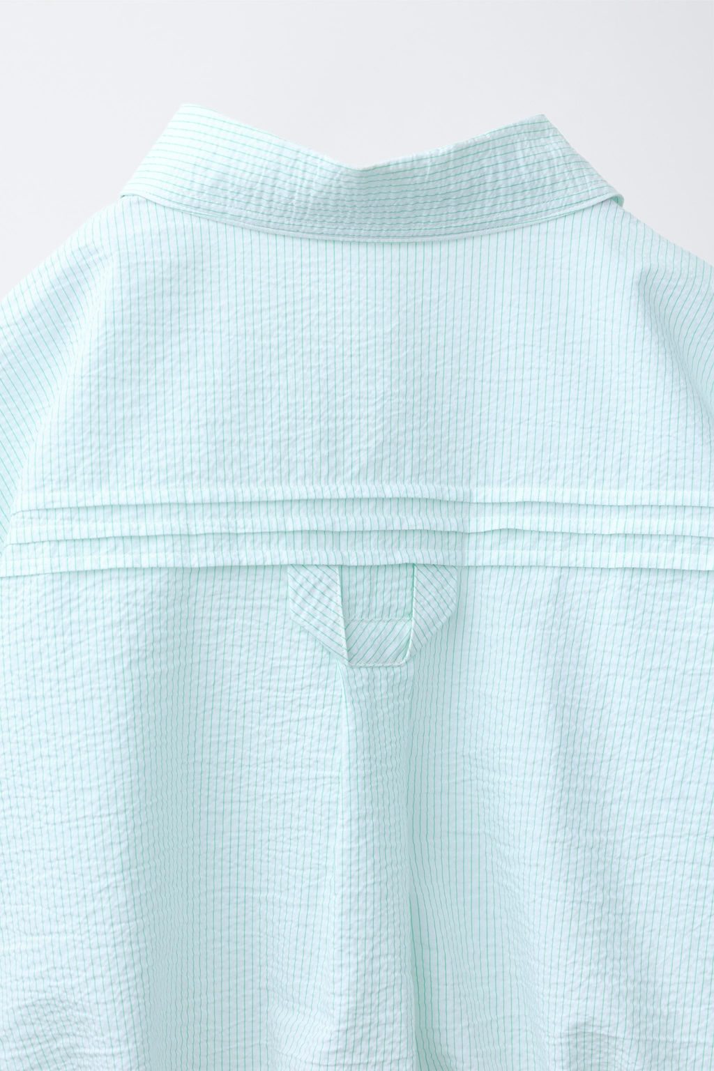 CAMISA RAYAS PENN  / Verde / Crudo - Zara фото 5