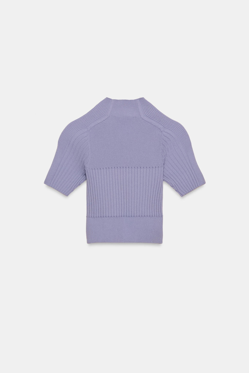 TOP CROP PUNTO RIB / Lila - Zara фото 3