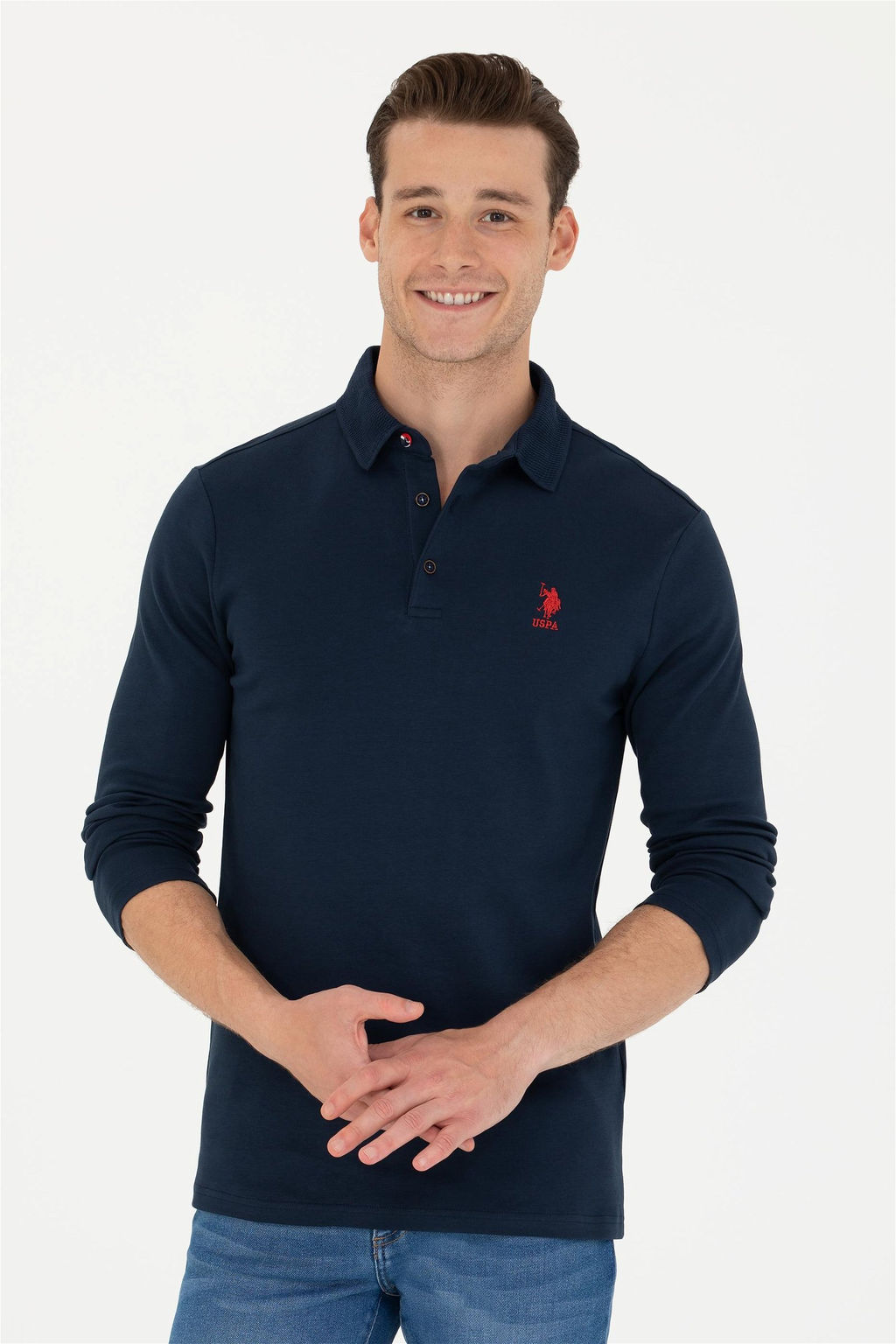 Мужской темно-синий свитшот Неожиданная скидка в корзине - U.s. polo assn фото 3