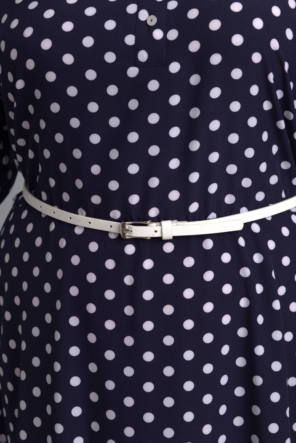 Платье ANELLI 670 темно-синий/горох  фото 3