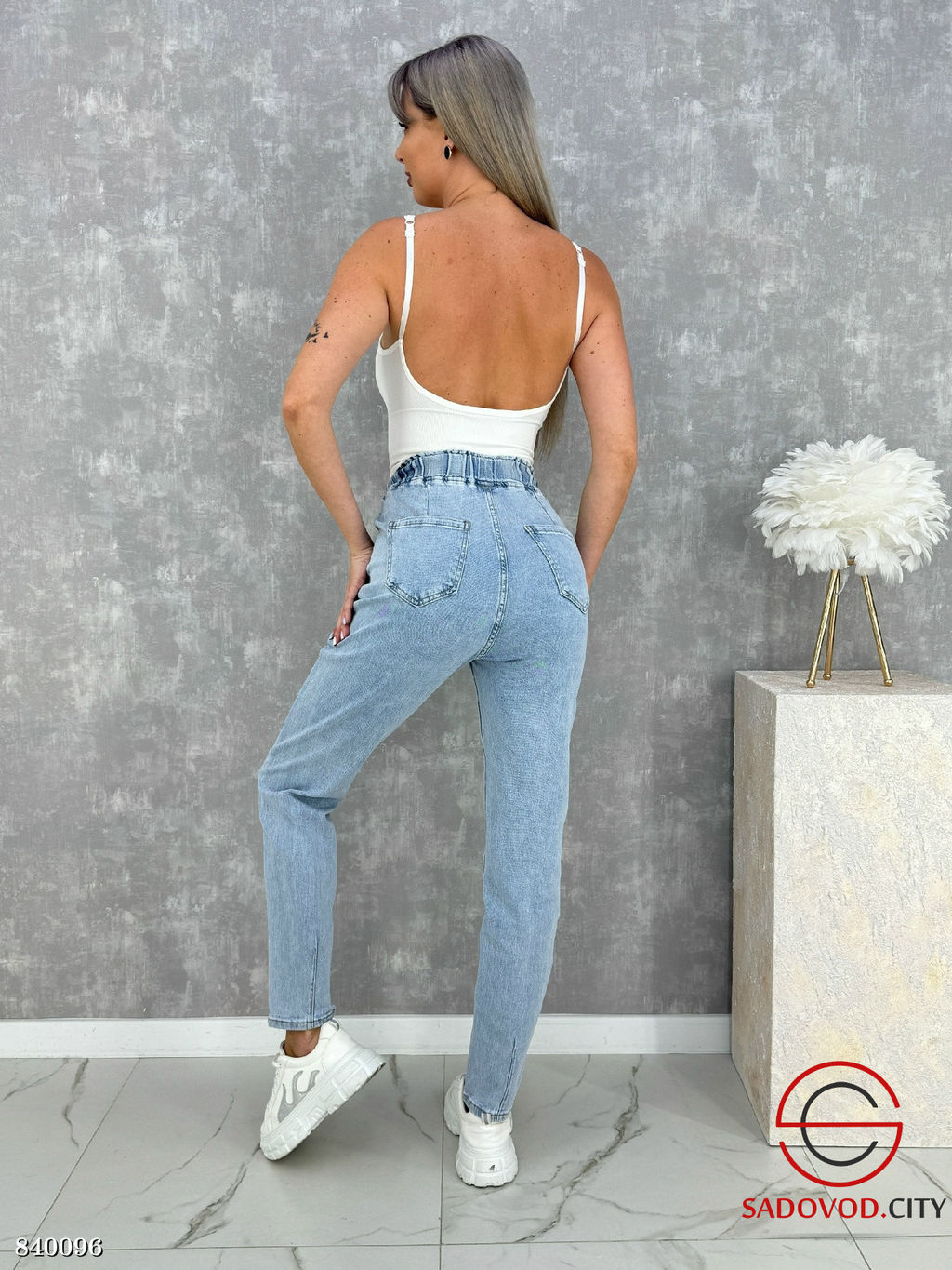 Джинсы с высокой посадкой - Bruno фото 3