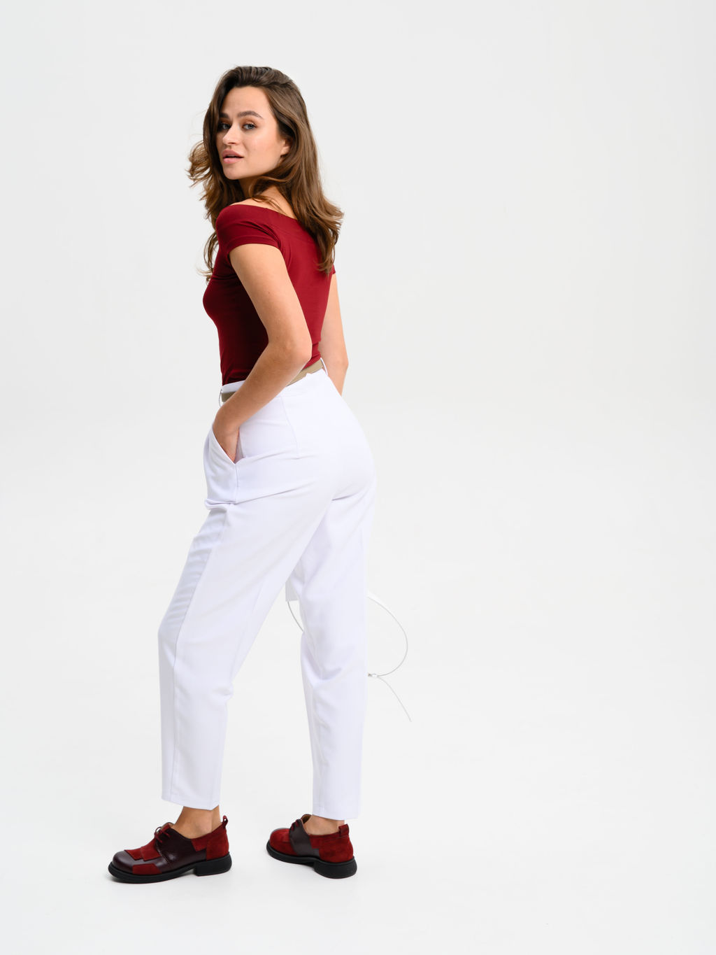 Полуботинки туфли EDART 205.патриция bl.Бордо +бордовая замша  фото 11