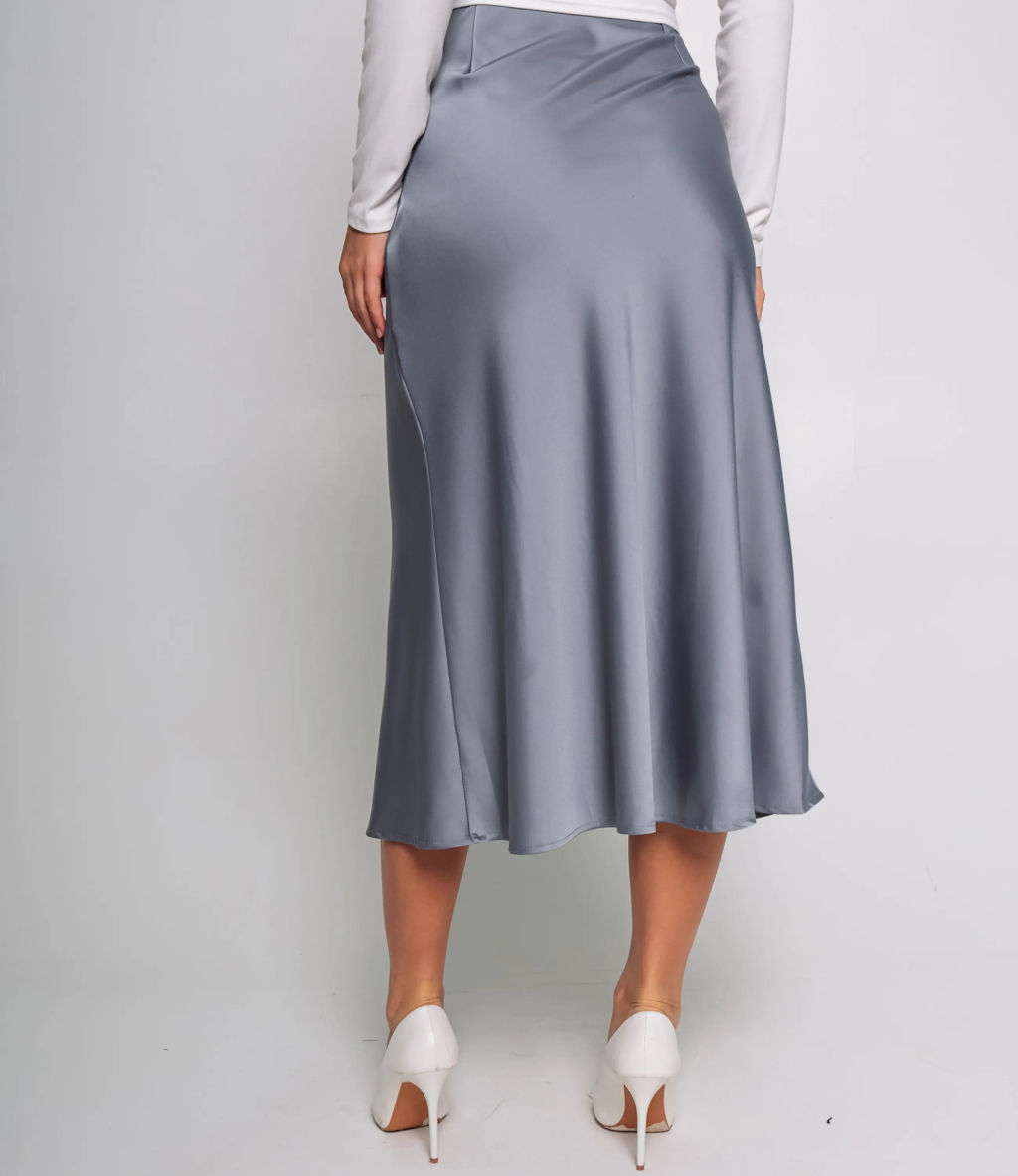 Юбка #КТ2103, серый