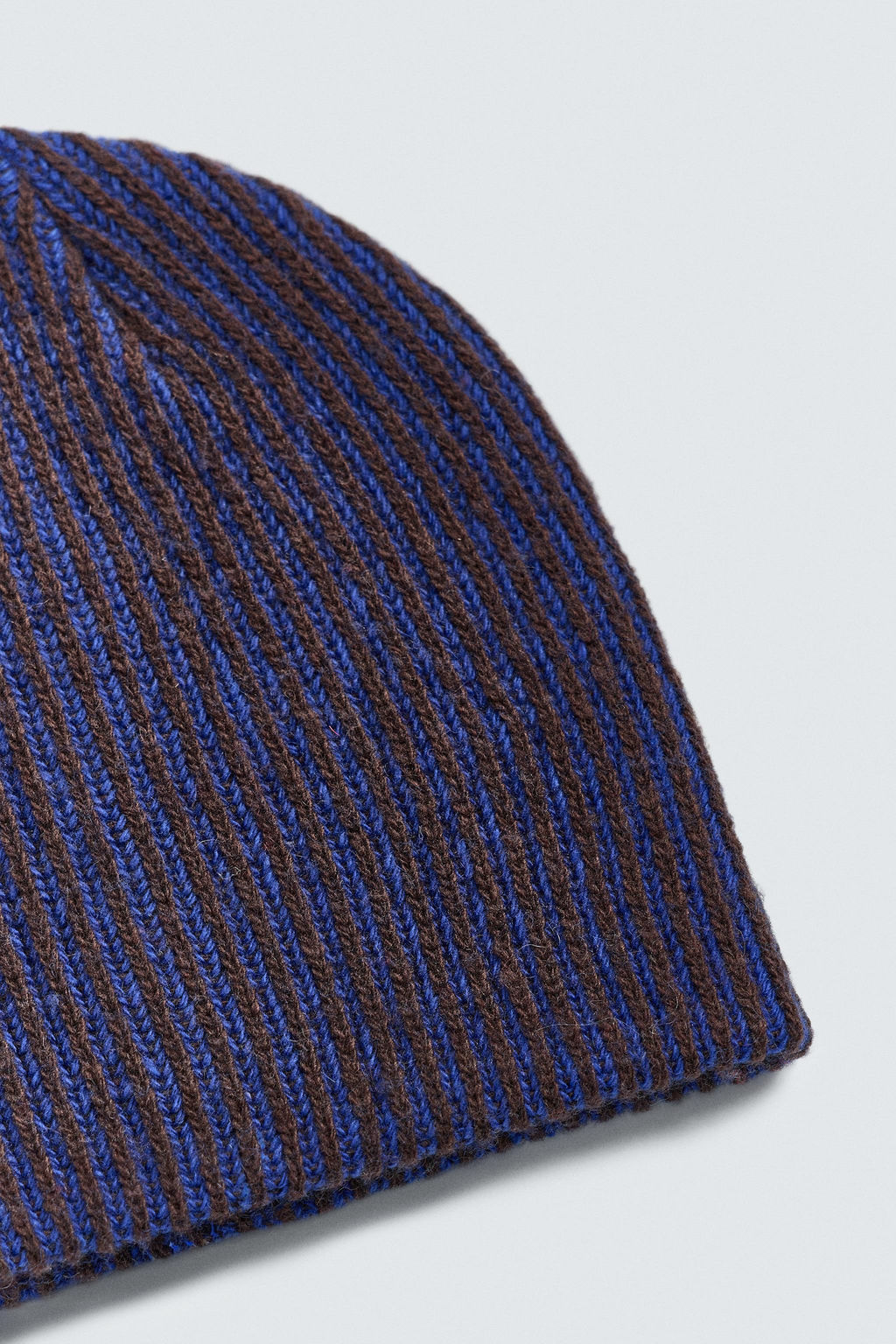 GORRO BEANIE CON LANA AARON LEVINE X ZARA / Azul?n  фото 5