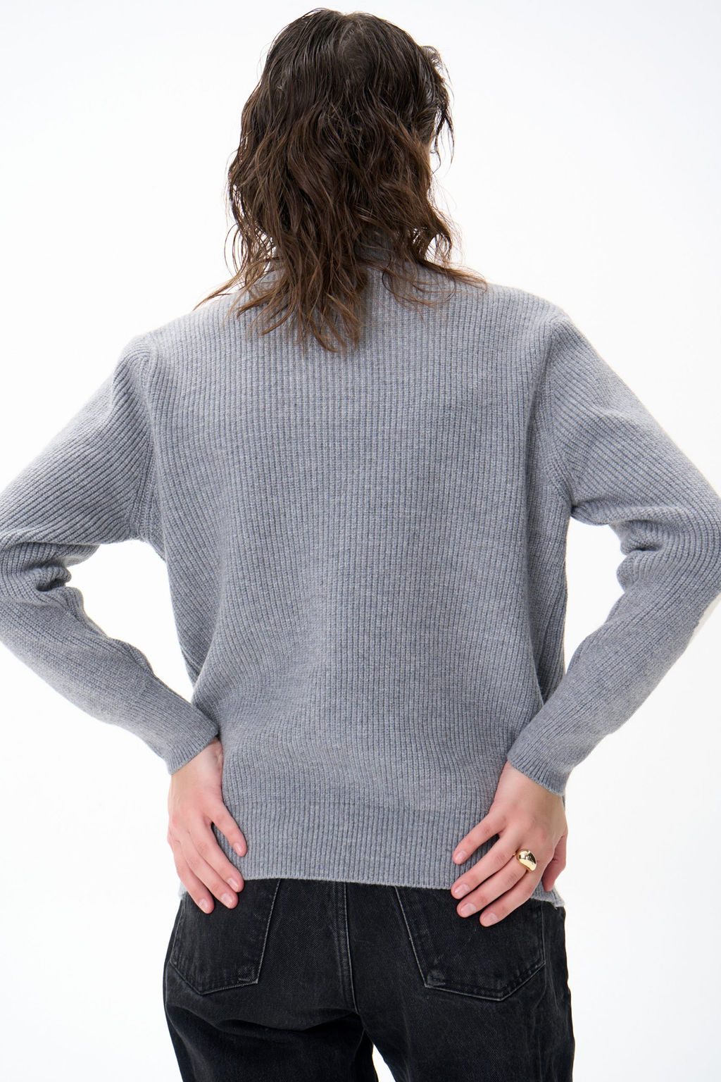 Свитер Зои (серый) - Эльза фото 12