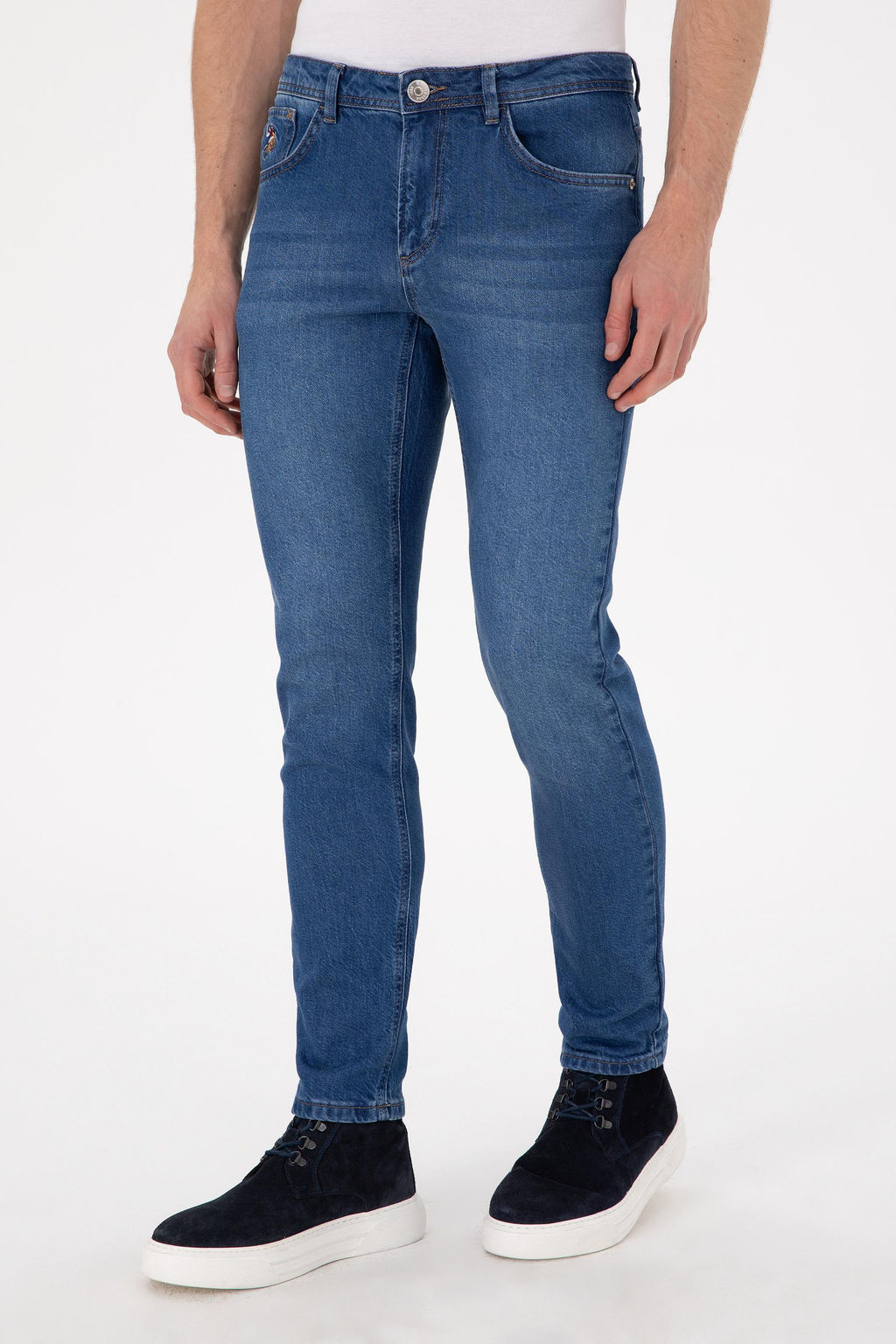 Мужские синие джинсовые брюки Неожиданная скидка в корзине - U.s. polo assn фото 2