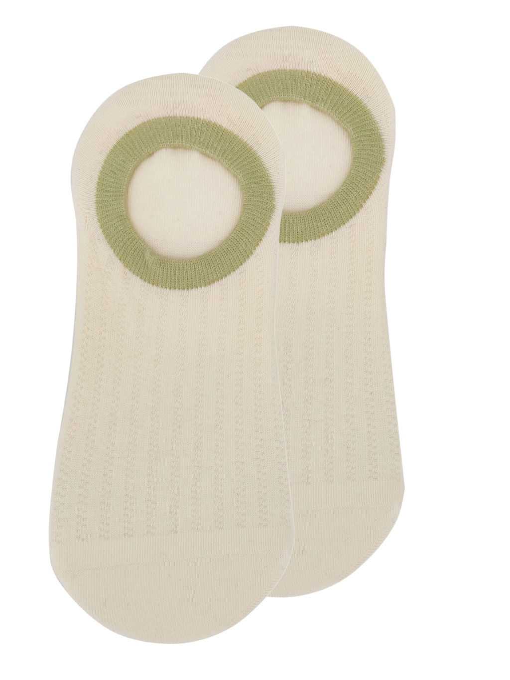 Следки р.35-40 "Дышащие в полоску" Нежно Жёлтые