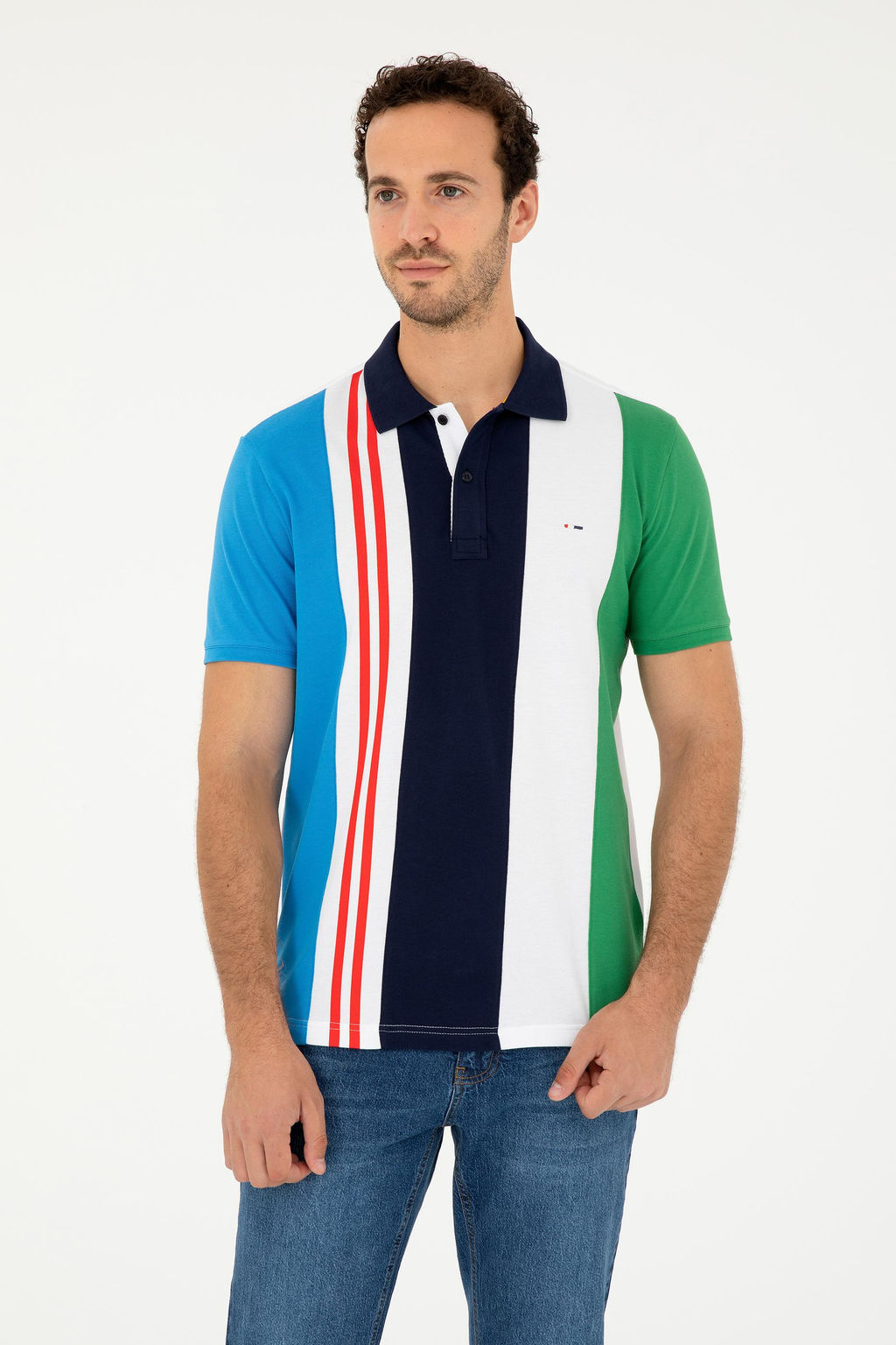 Мужская темно-синяя футболка Неожиданная скидка в корзине - U.s. polo assn фото 8