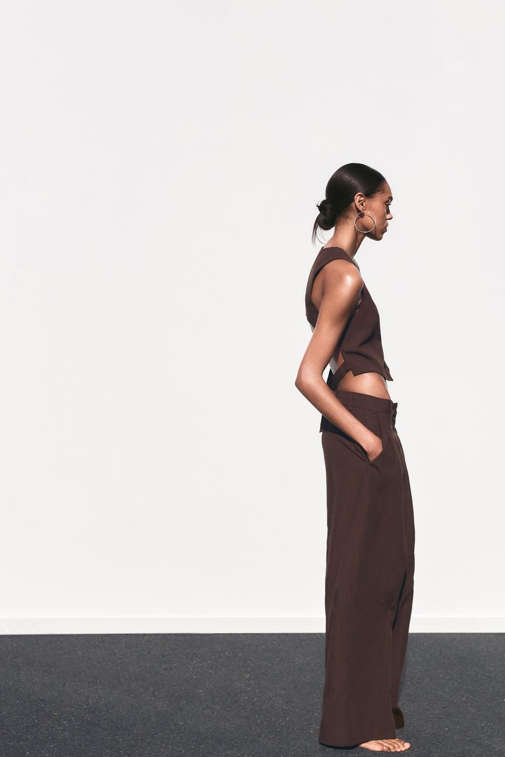 CUT-OUT BACK WAISTCOAT - Zara фото 4