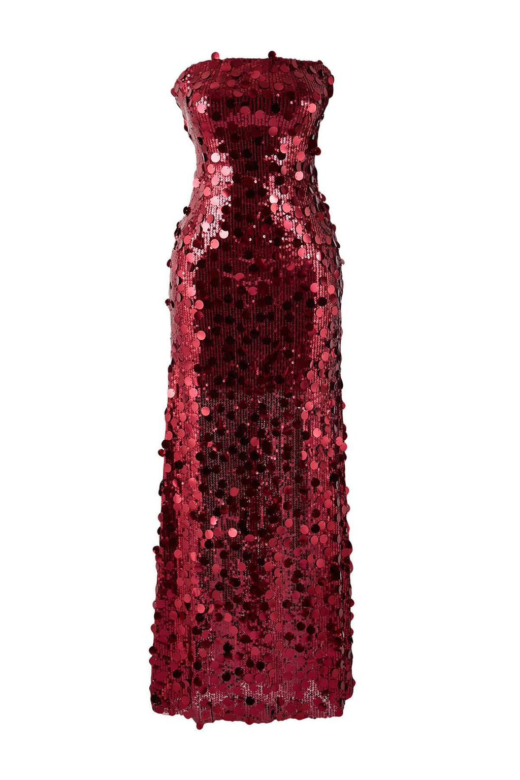 Bordo Par?lt?l? Payet Astarl? S?k/Gece Y?lbas? Elbisesi - Trendyolmilla фото 5