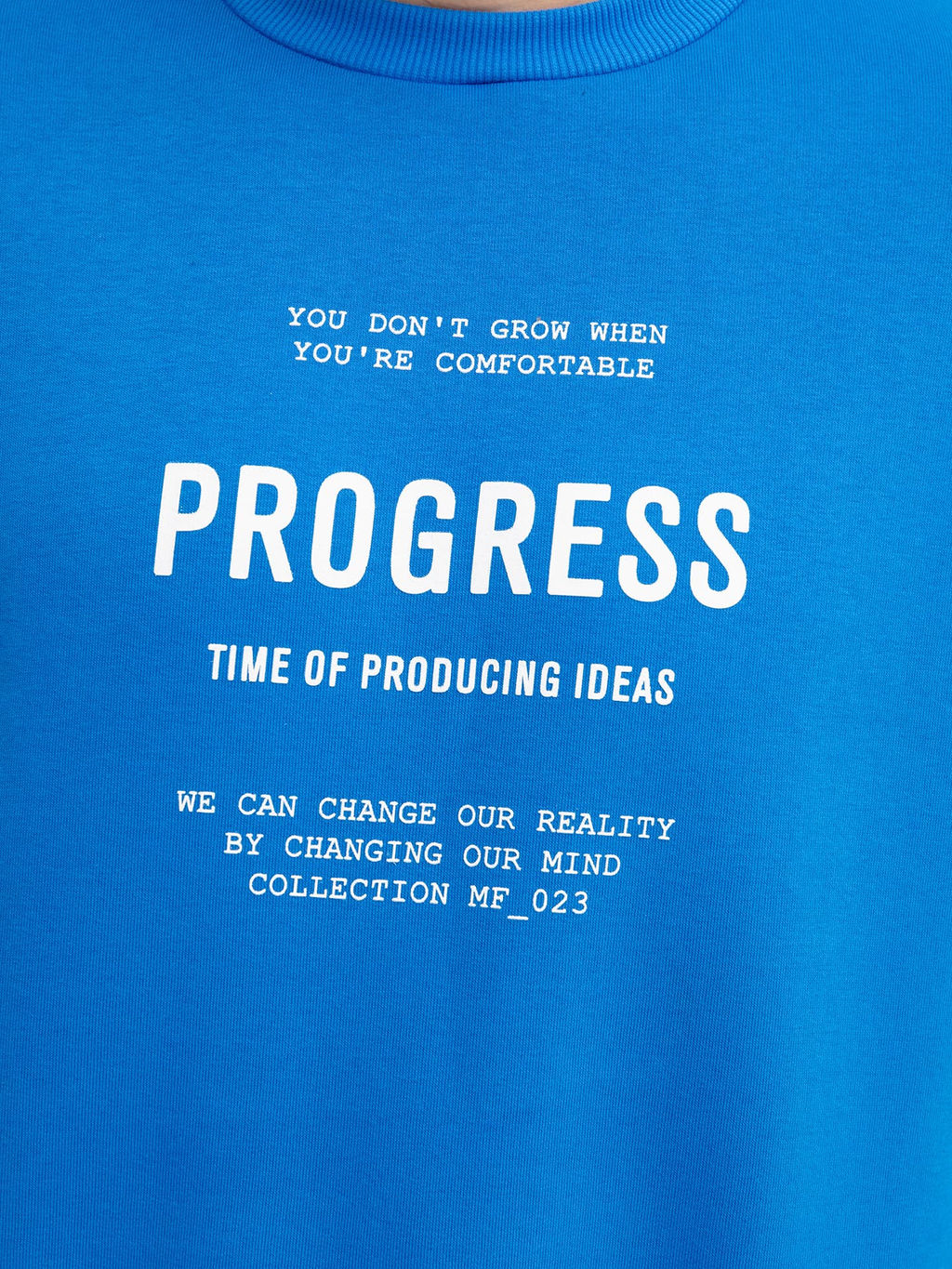 Джемпер мужской ультрасиний с печатью - Mark formelle фото 5