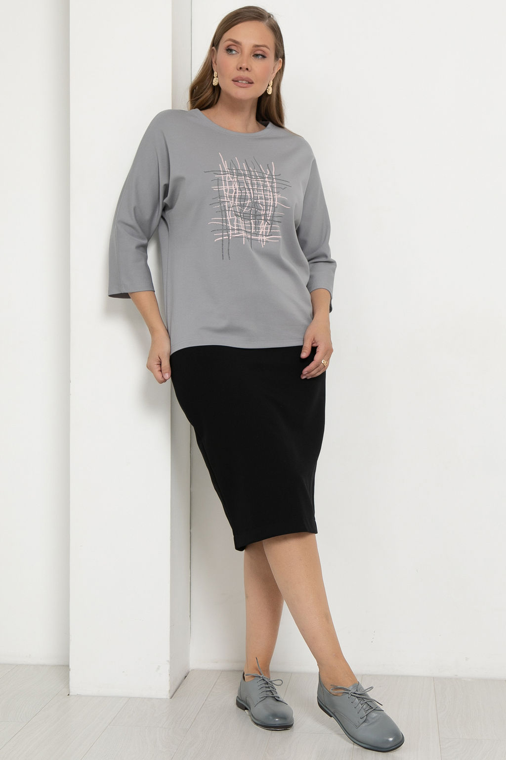 6515 Блуза лонгслив