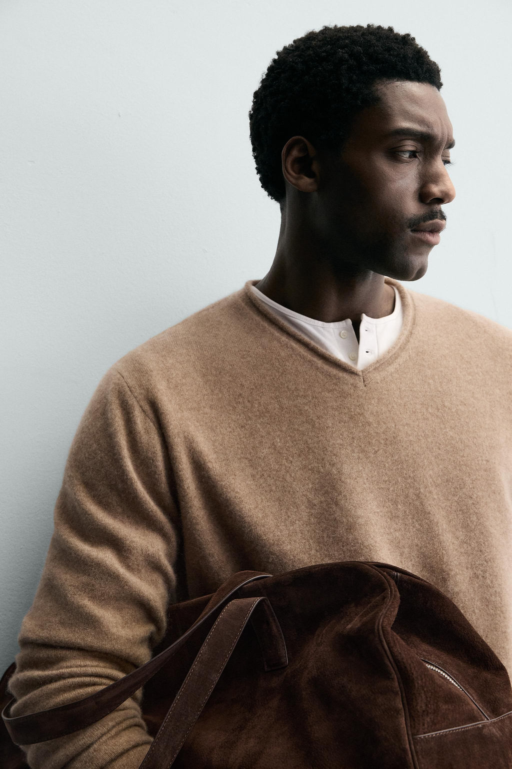 CASHMERE V-NECK JUMPER - Zara фото 5
