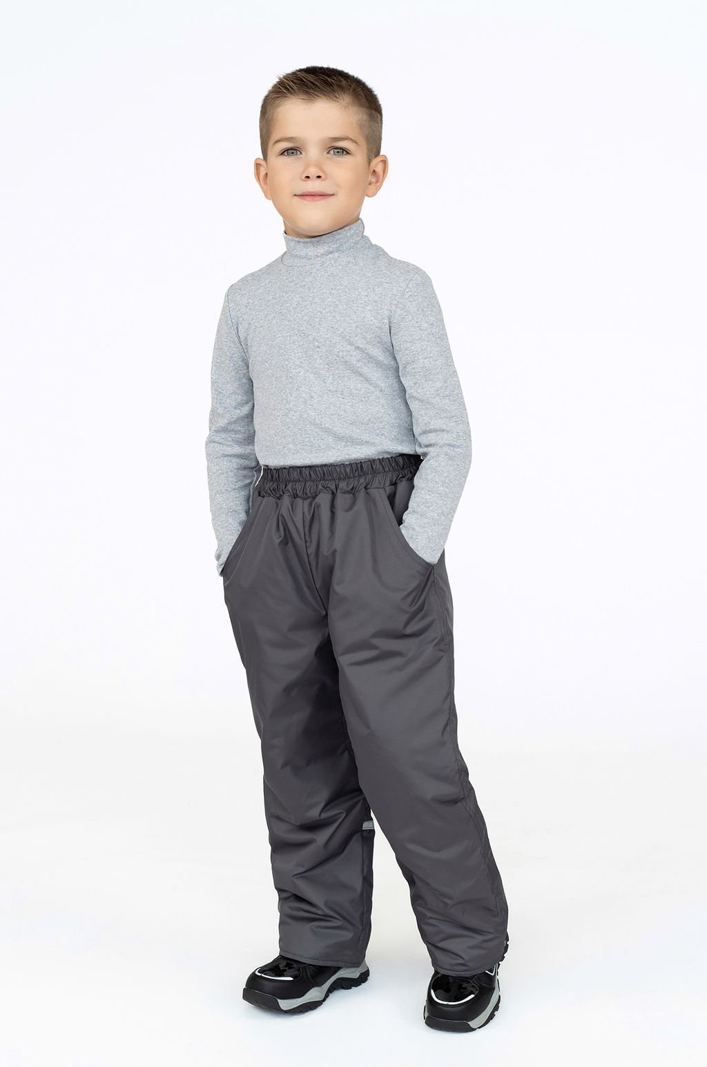 Брюки демисезонные серые