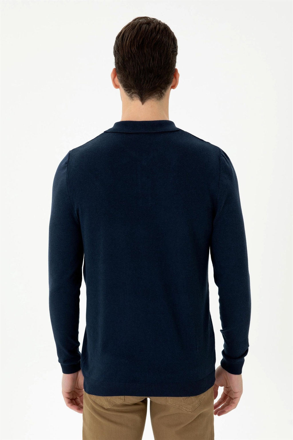 U. S. Polo Assn Мужской темно-синий свитер - U.s. polo assn фото 5