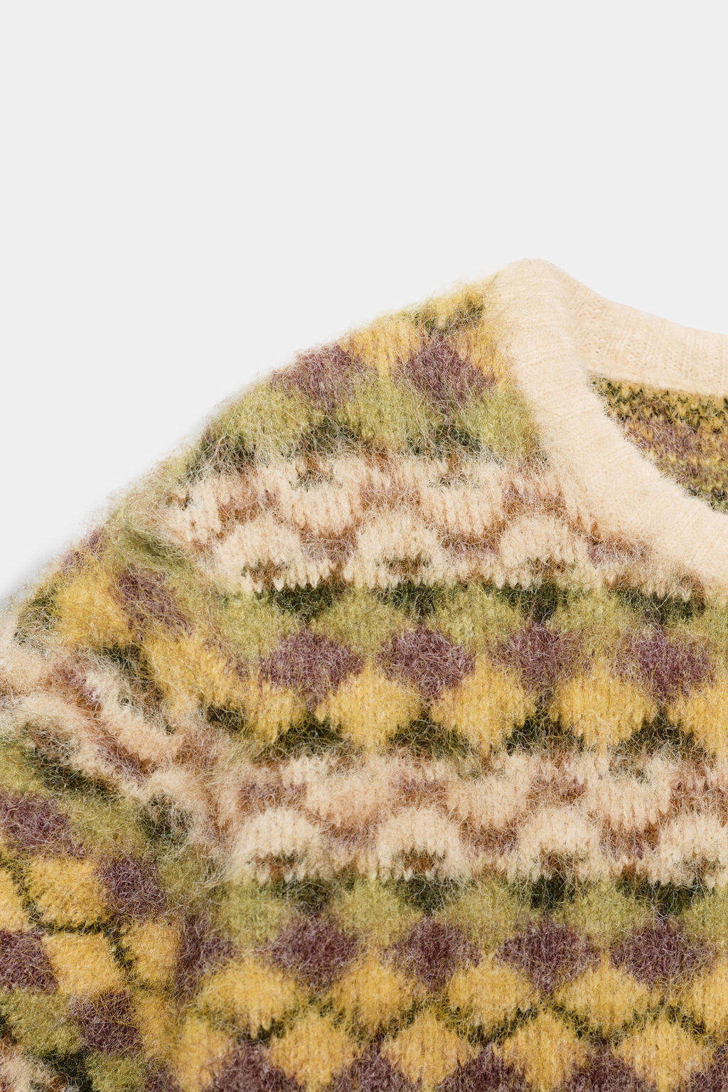 BRUSHED-EFFECT JACQUARD KNIT JUMPER - Zara фото 6