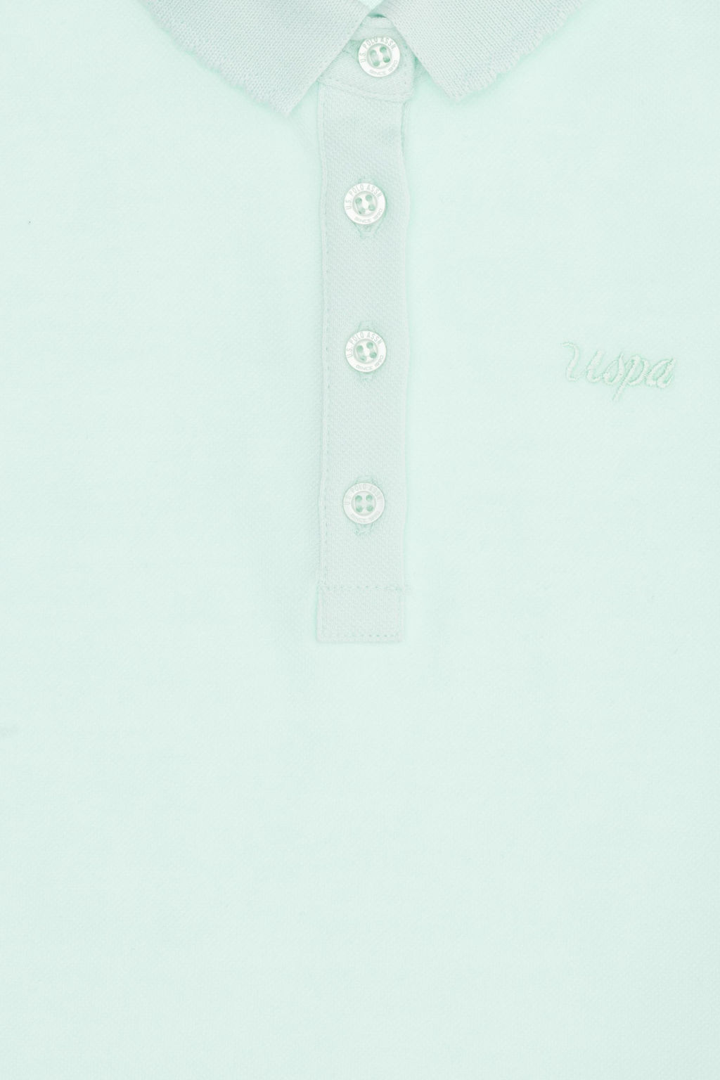 U. S. Polo Assn Базовая футболка цвета морской волны для девочек с воротником-поло - U.s. polo assn фото 5