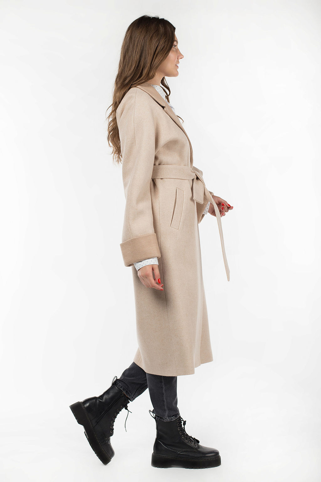 01-09940 Пальто женское демисезонное - El podio фото 4