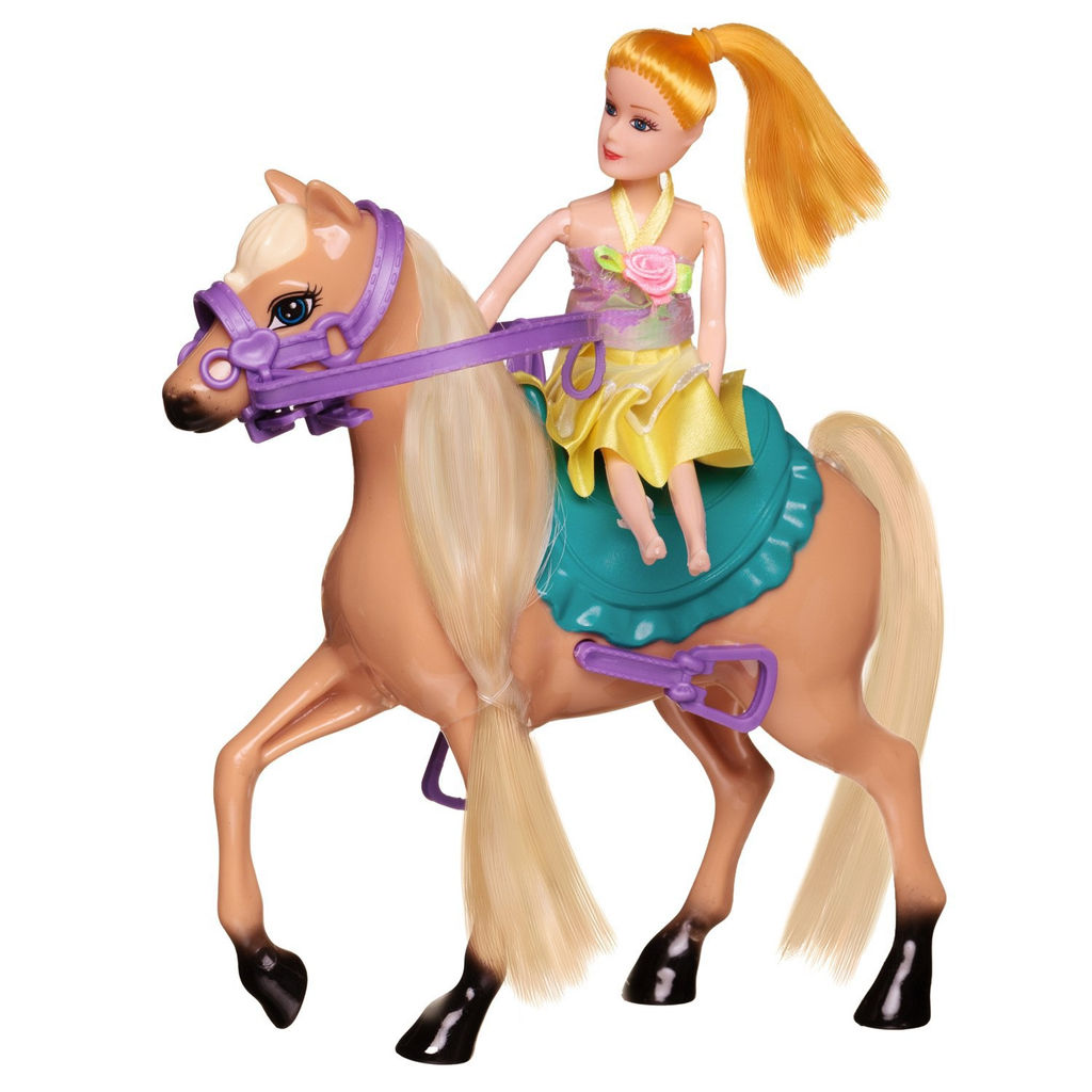 Игровой набор ABtoys Моя лошадка Лошадка и куколка 2 вида в коллекции  фото 8