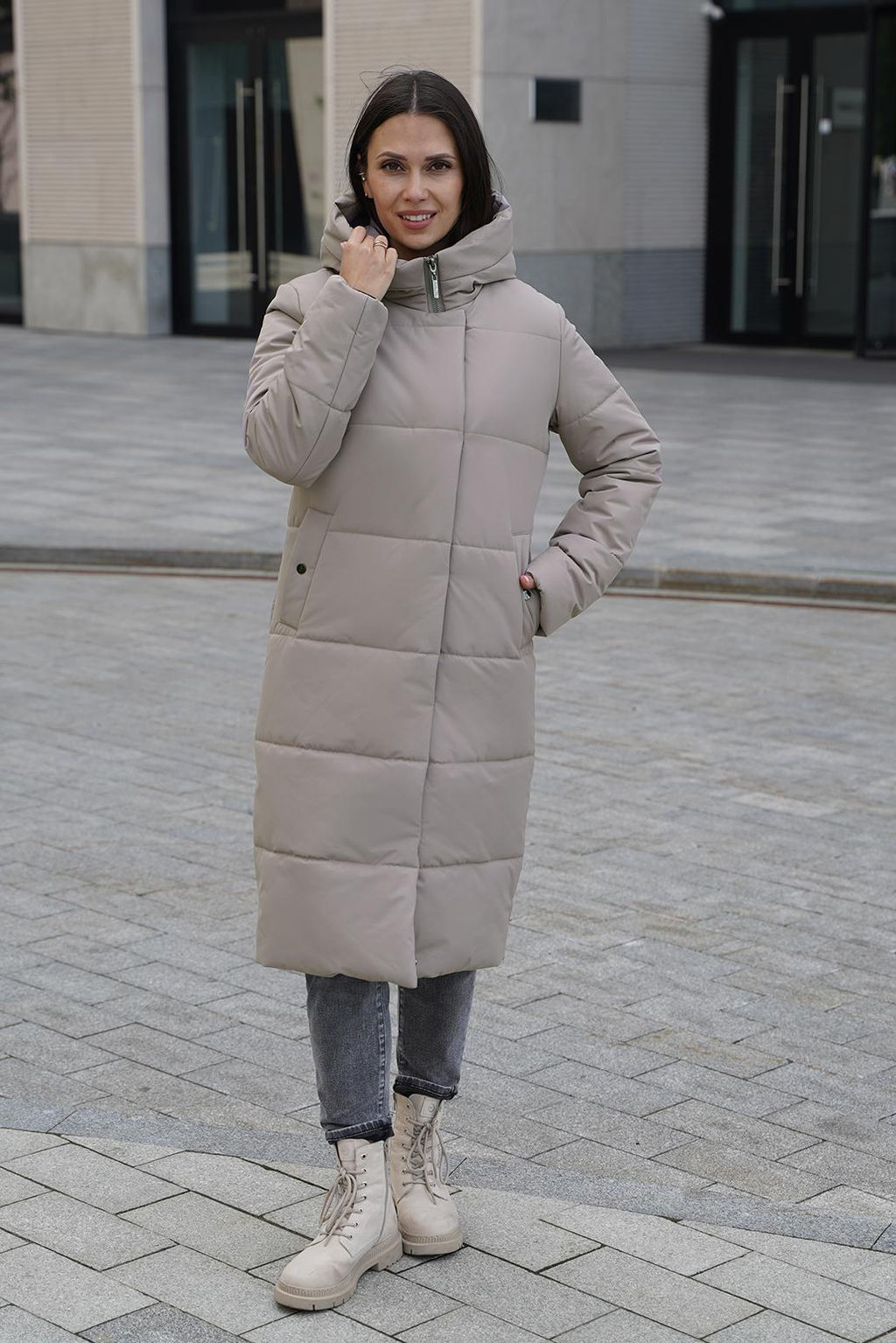 Пальто зимнее / 53955 - Twin tip фото 12