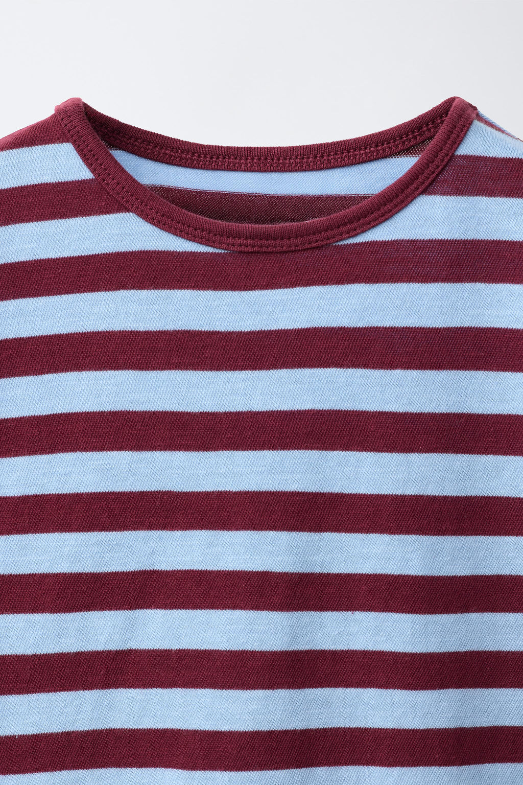 CAMISETA SOFT RAYAS / Marr?n - Zara фото 3