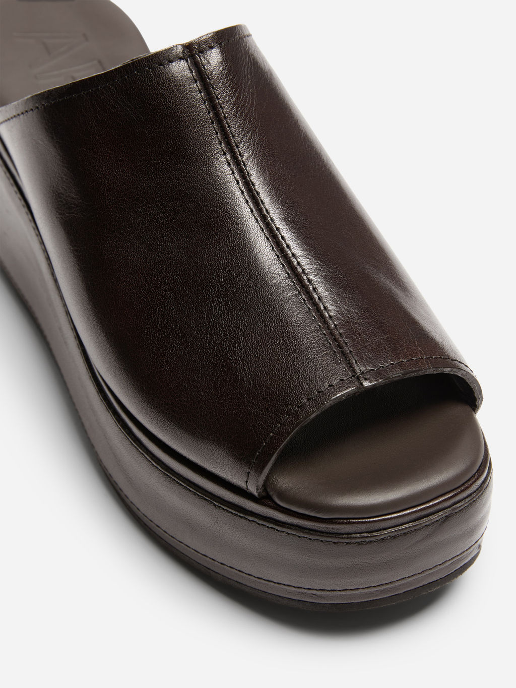 Sandalias de plataforma plana de piel - H&m фото 3